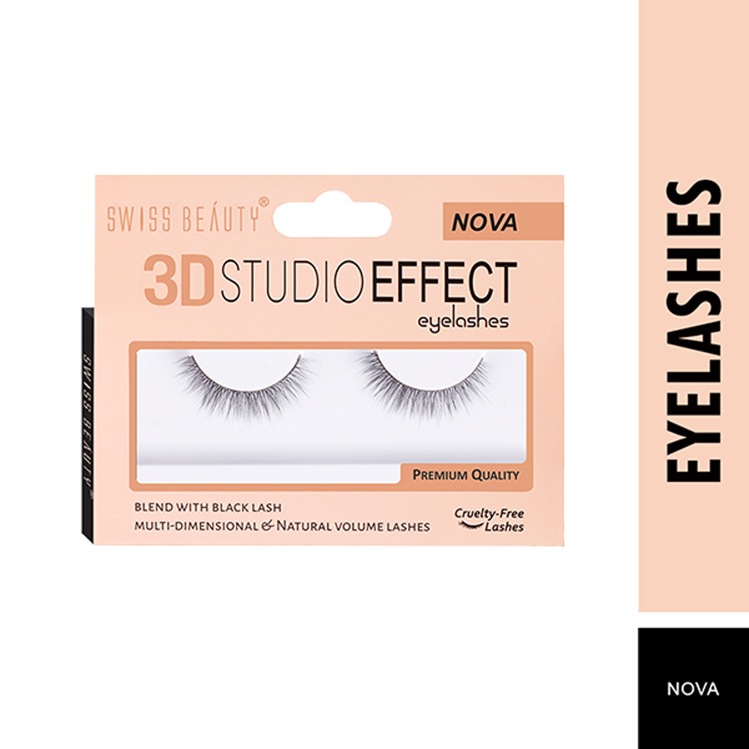 Swiss Beauty | Swiss Beauty 3D Studio Effect Eyelashes - Nova (1 Pair)