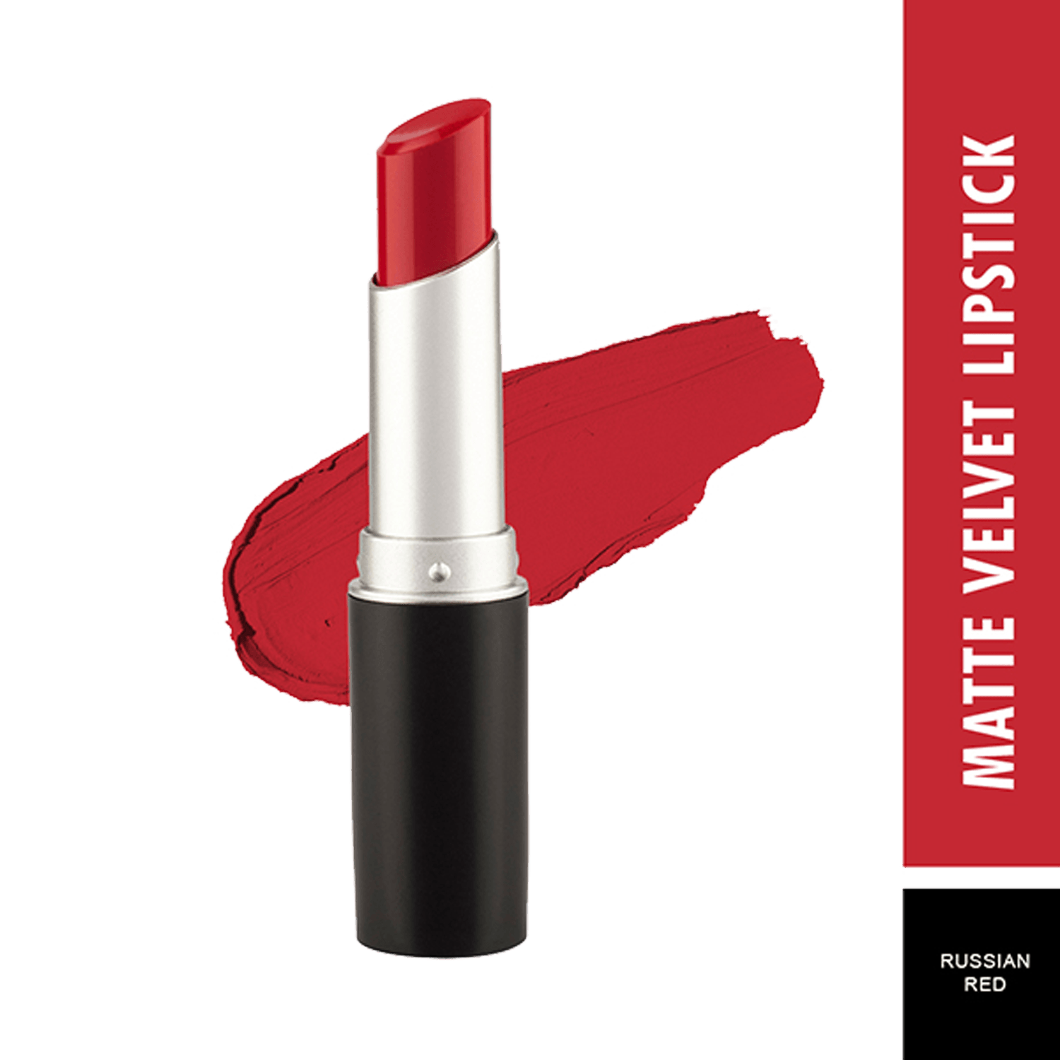 Swiss Beauty | Swiss Beauty Smooth Velvet Matte Lipstick - 301 Russian Red (3.2g)