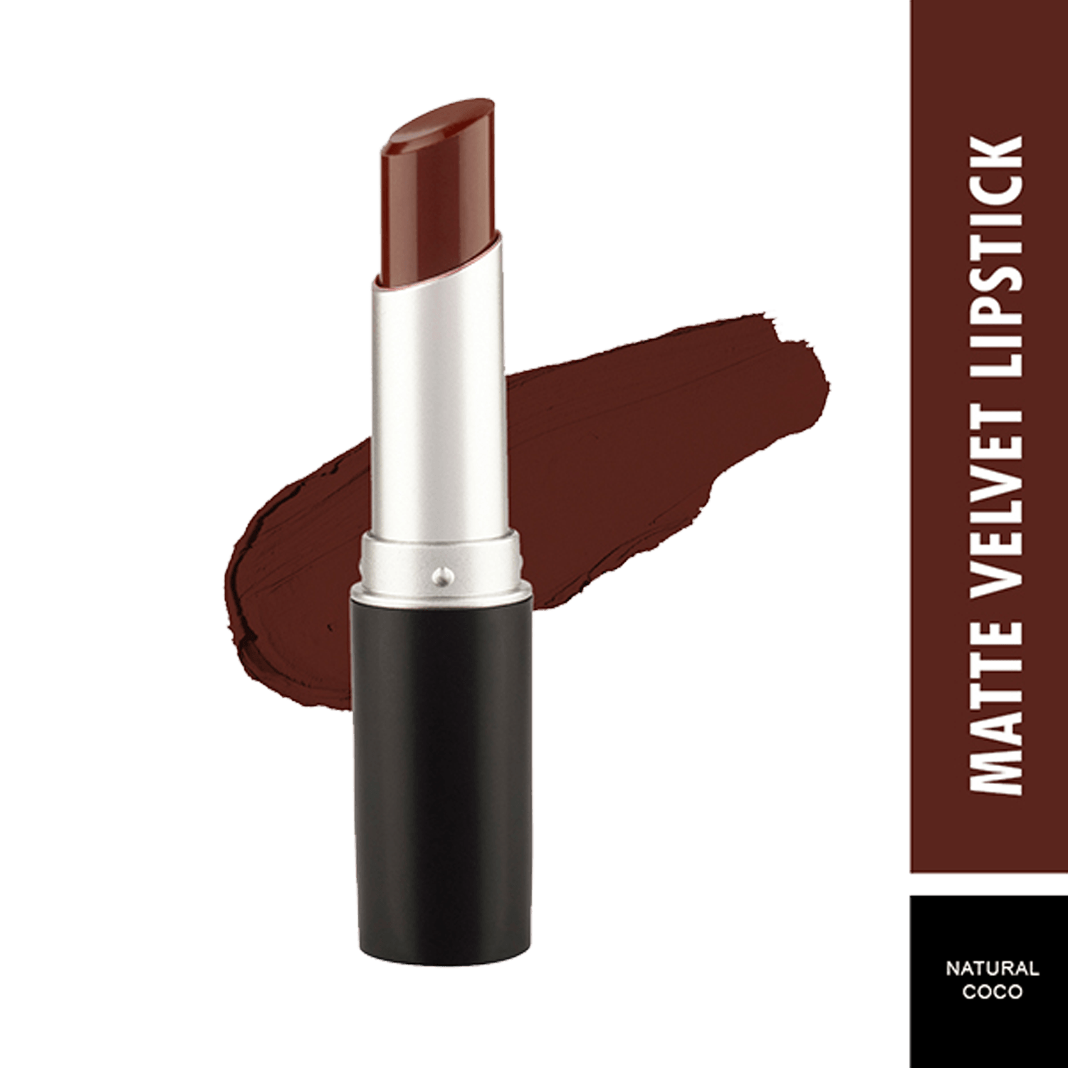 Swiss Beauty | Swiss Beauty Smooth Velvet Matte Lipstick - 315 Natural Coco (3.2g)