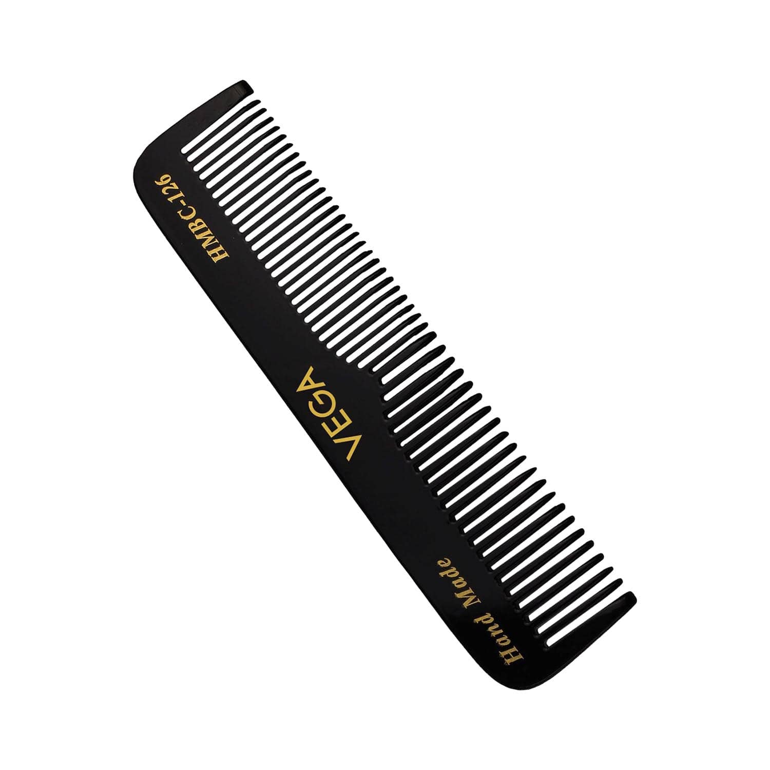 Vega | Vega Handmade Pocket Hair Comb for Men and Women Black (HMBC-126) (18 g)