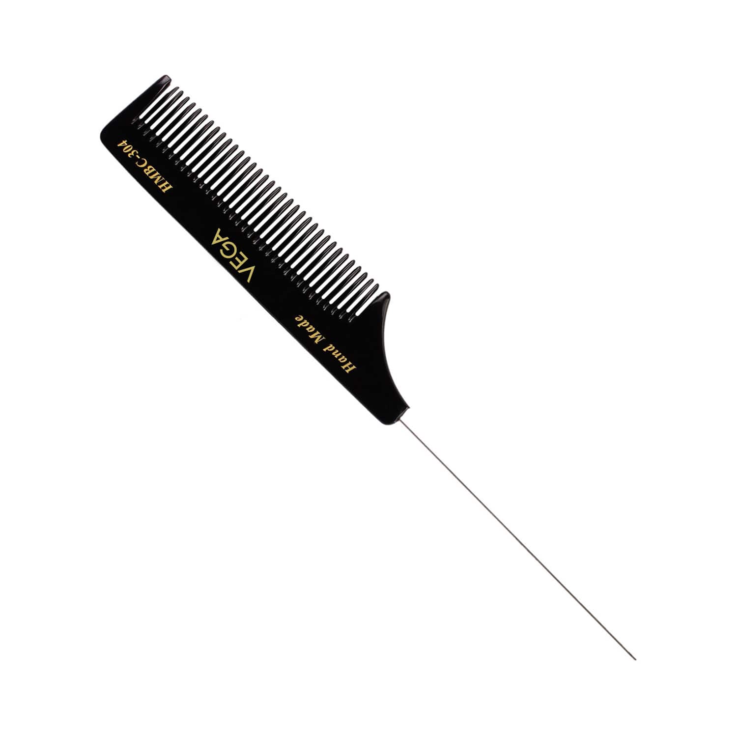 Vega | Vega Tail Hair Comb India's No.1 Hair Comb Brand with Steel Pin for Women (HMBC-304) (20 g)