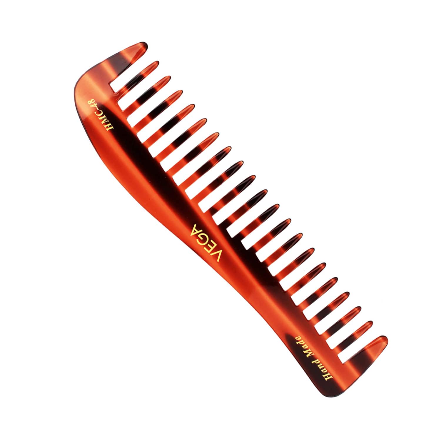 Vega | Vega Handmade Shampoo Hair Comb with Wide Teeth for Men and Women (HMC-48) (39 g)