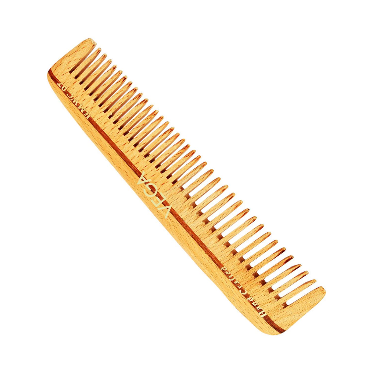 Vega | Vega Handmade Pocket Wooden Hair Comb for Men and Women (HMWC-07) (30 g)