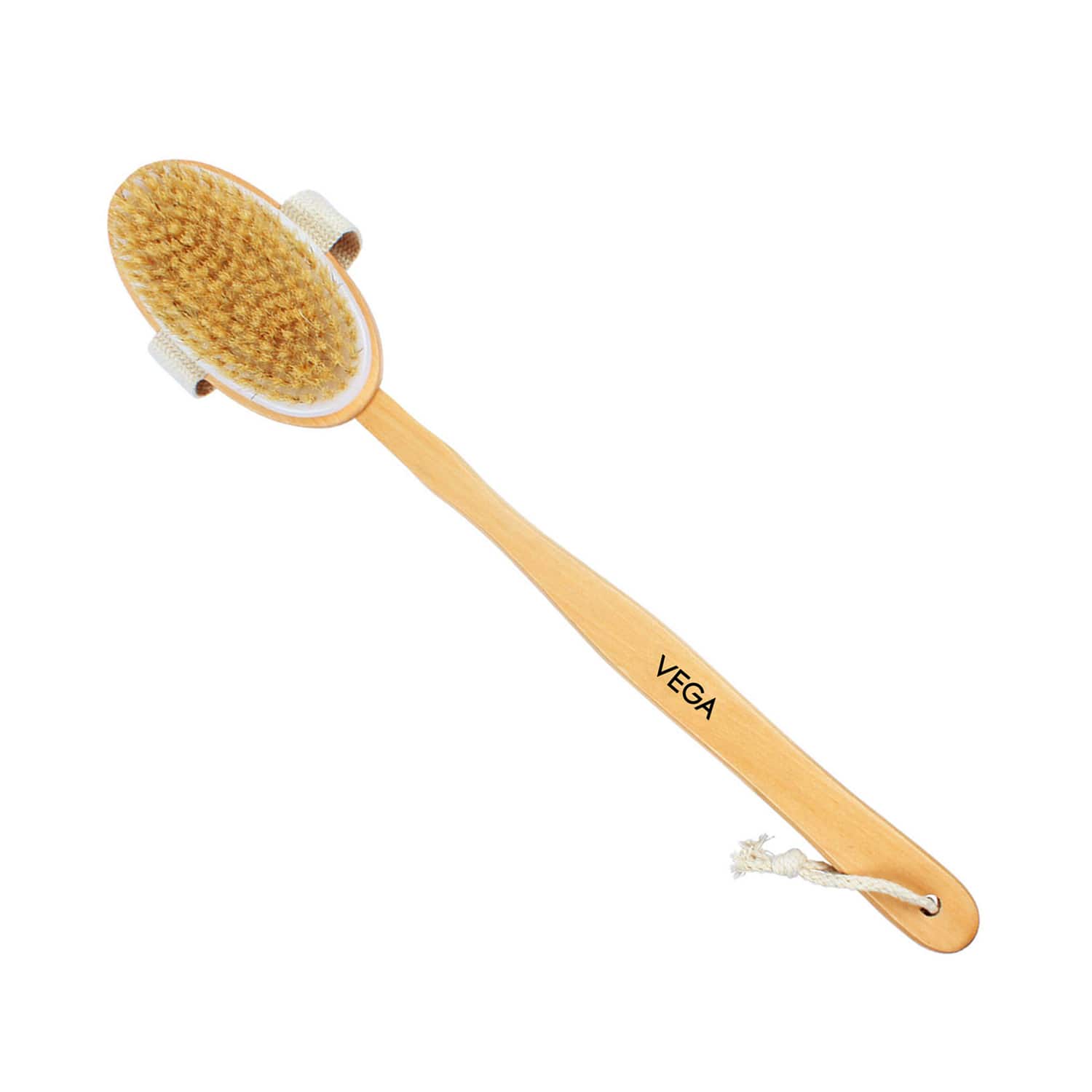 Vega | Vega Detachable Wooden Bristle Bath Brush with Long Handle Easy Massage (NBA 1/3) (184 g)