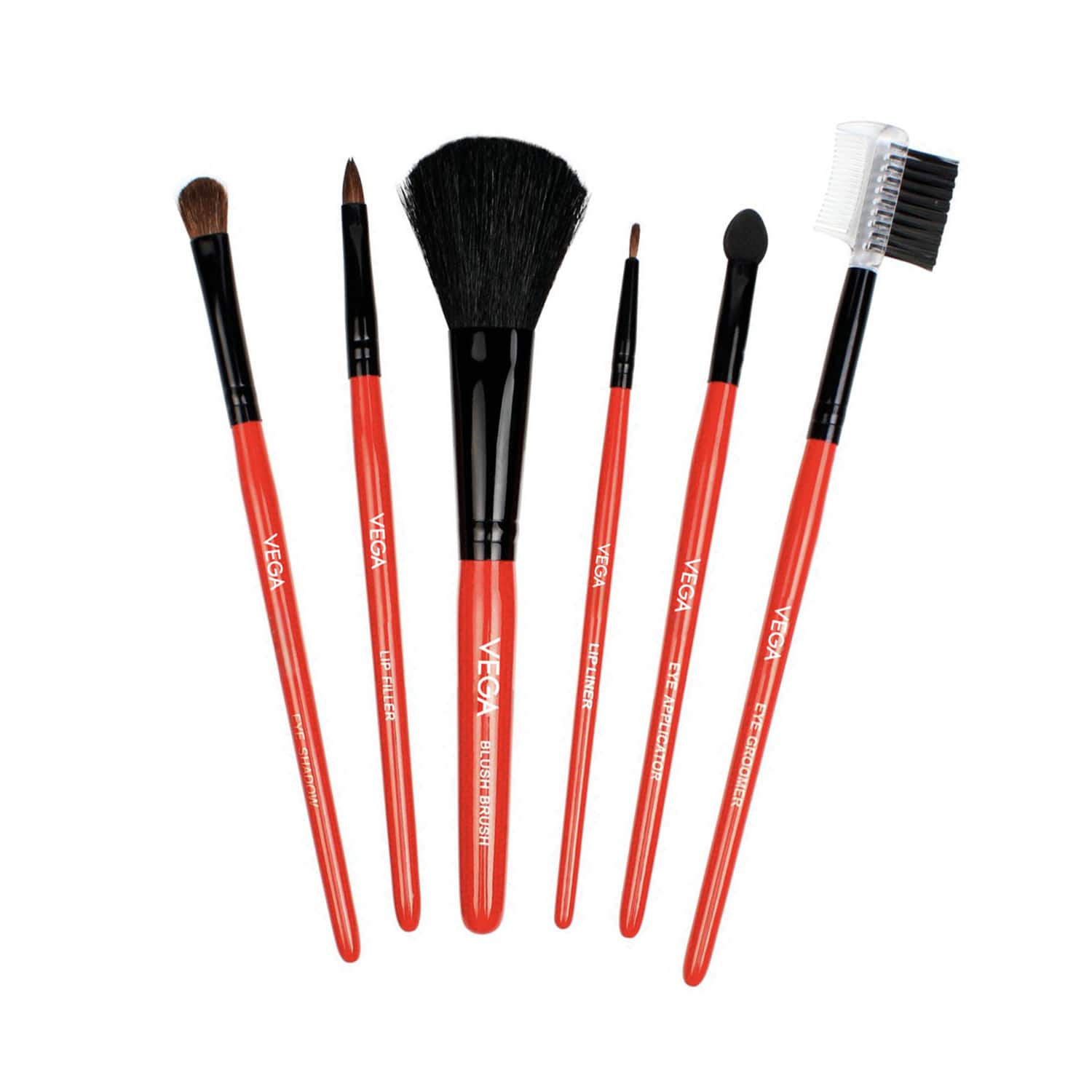 Vega | Vega Make-Up Brushes Set of 6 (MBS-06) (53 g)