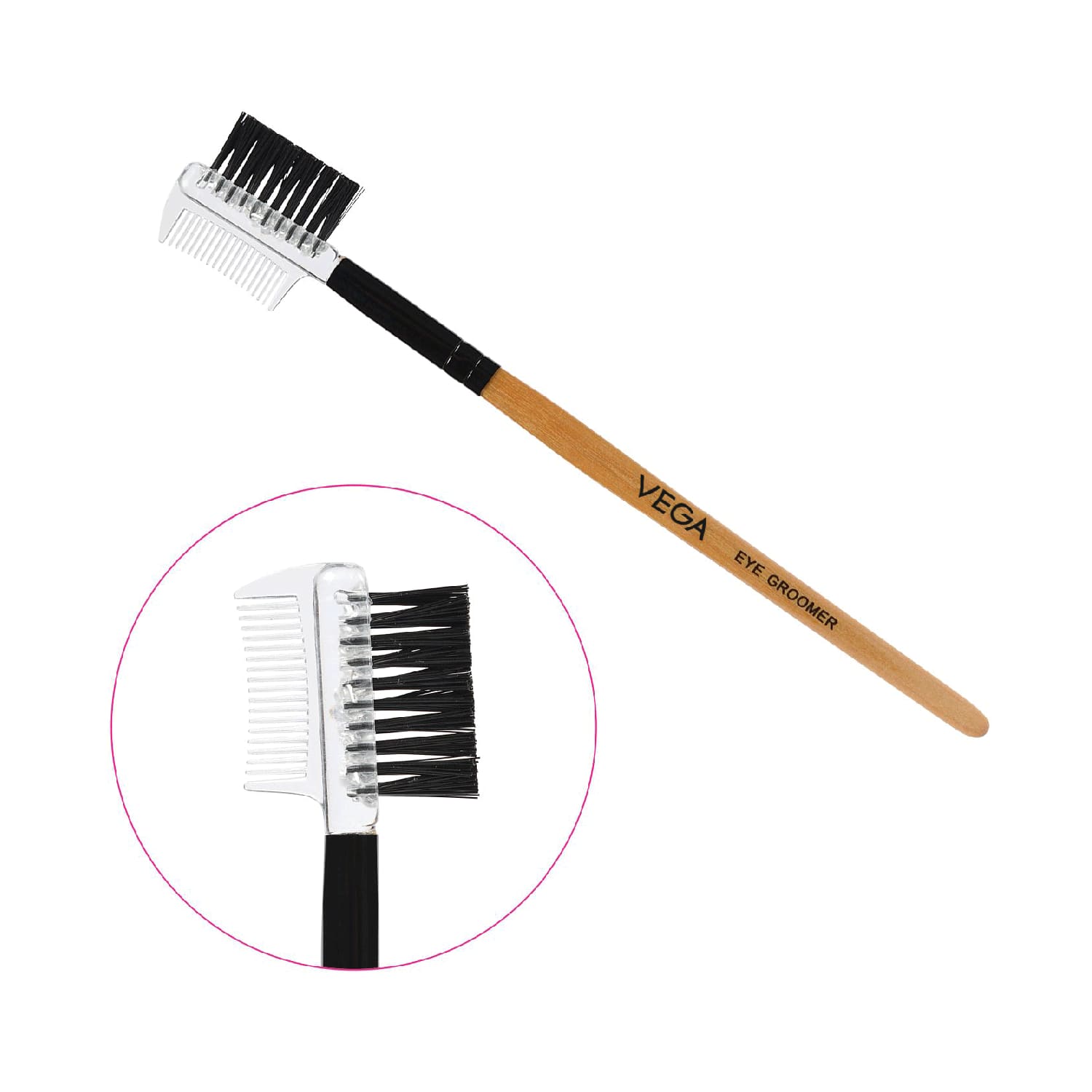Vega | Vega Eye Groomer with Dual Sided Make-up Tool Wooden Color (EV-09) (4 g)
