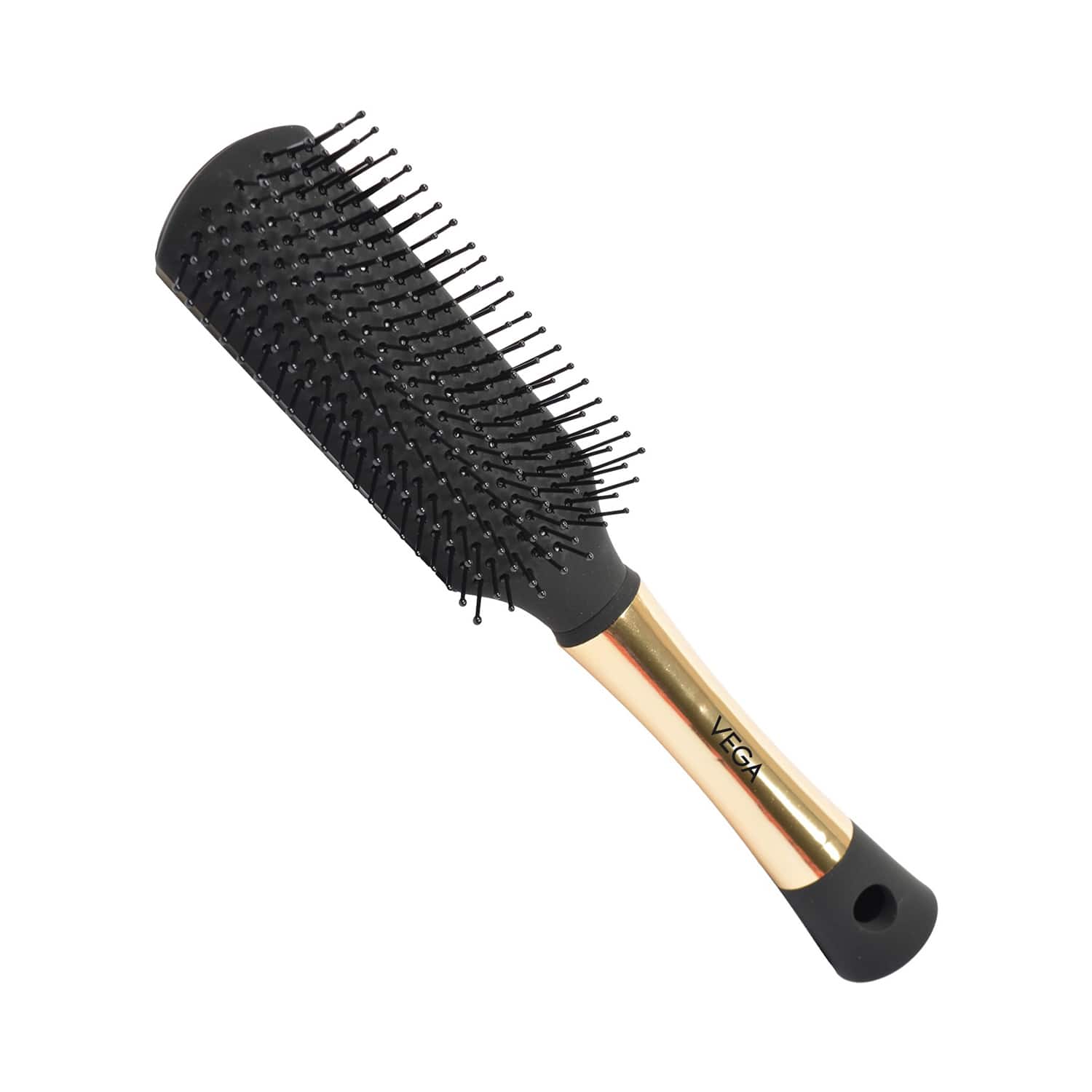 Vega | Vega Flat Hair Brush India's No.1 Hair Brush Brand for Men and Women - Black (E17-FB) (113 g)