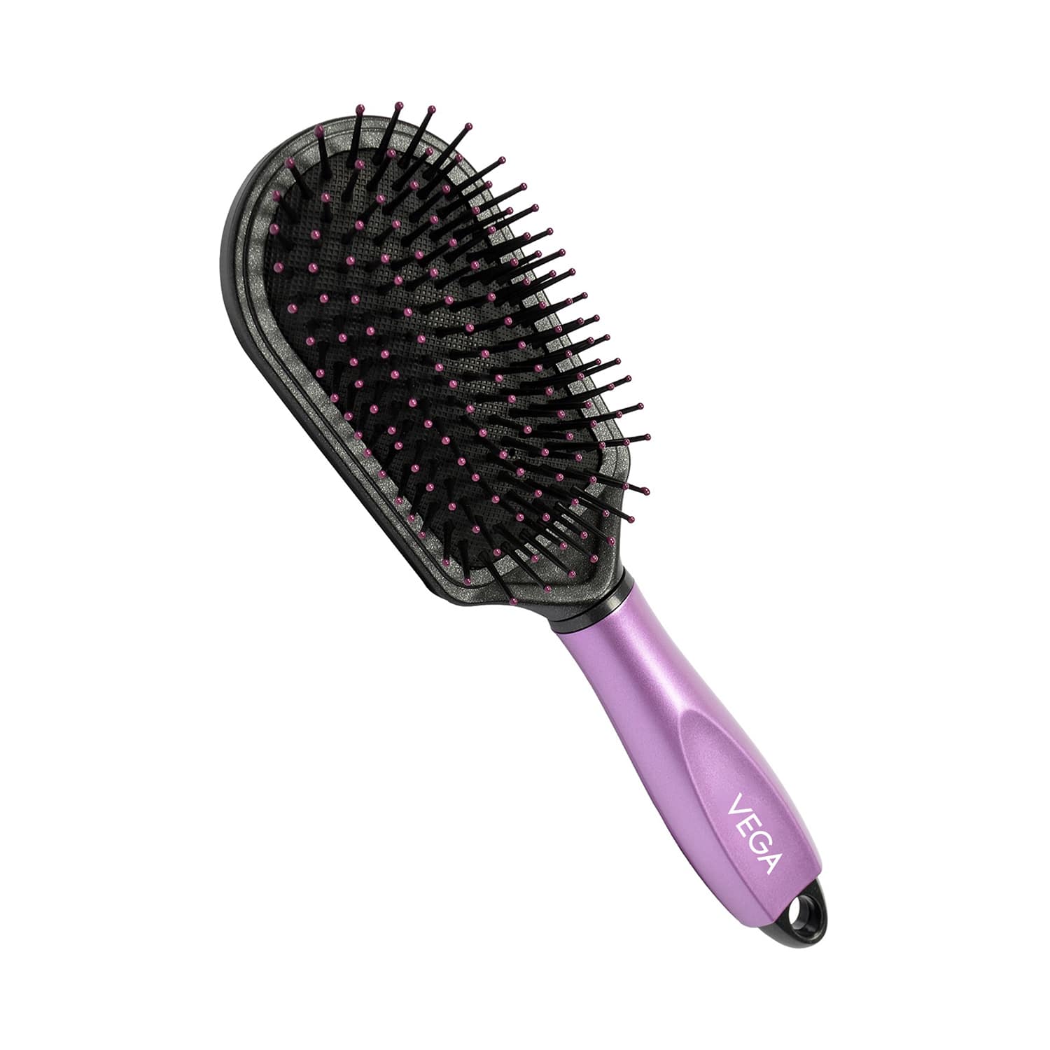 Vega | Vega Cushioned Hair Brush with Cleaning Comb for Men and Women (E18-CB) (134 g)