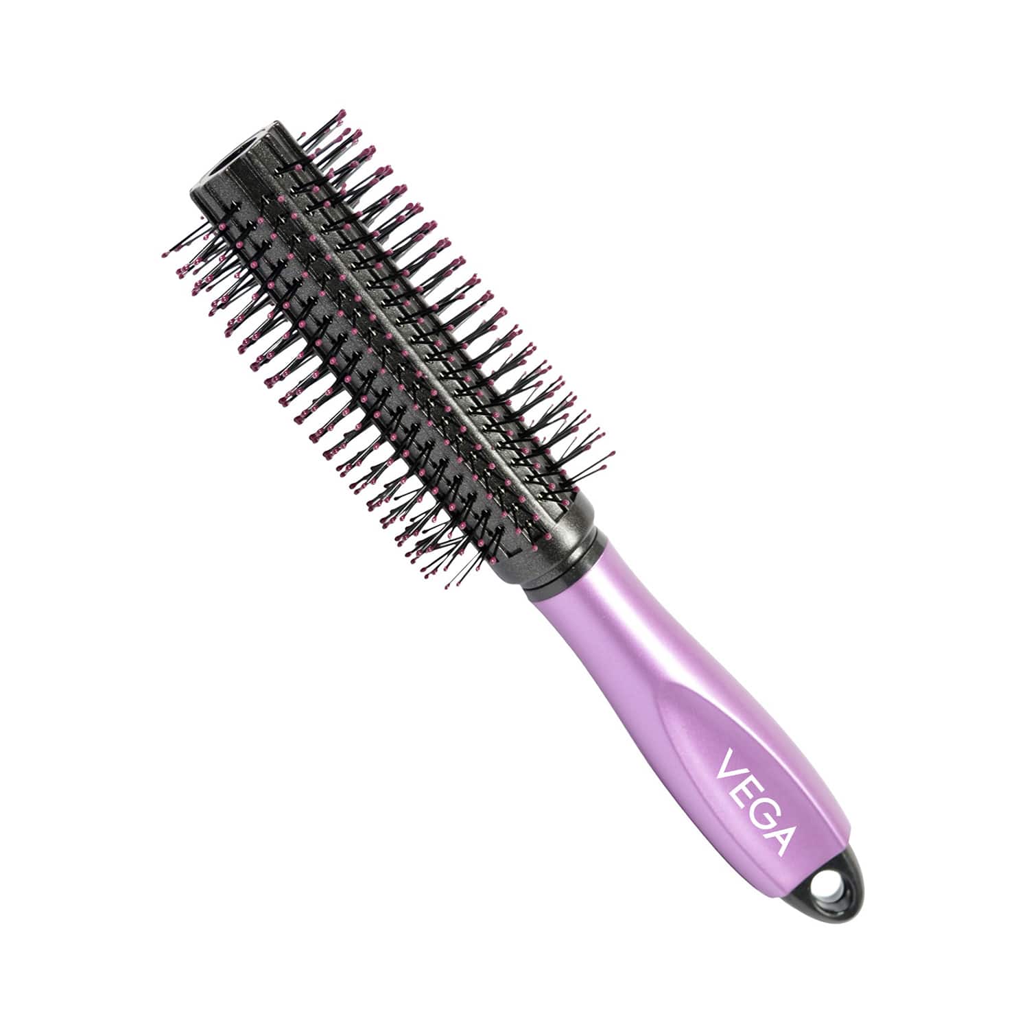 Vega | Vega Round Hair Brush with Cleaning Comb for Men and Women (E18-RB) (130 g)