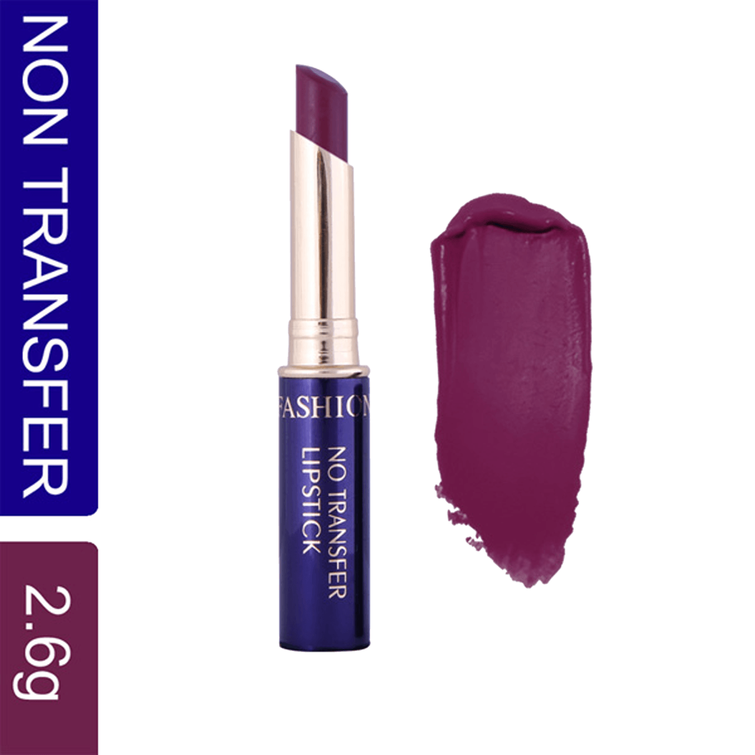 Fashion Colour | Fashion Colour Non-Transfer Matt Waterproof Lipstick - 16 Violet Jam (2.6g)