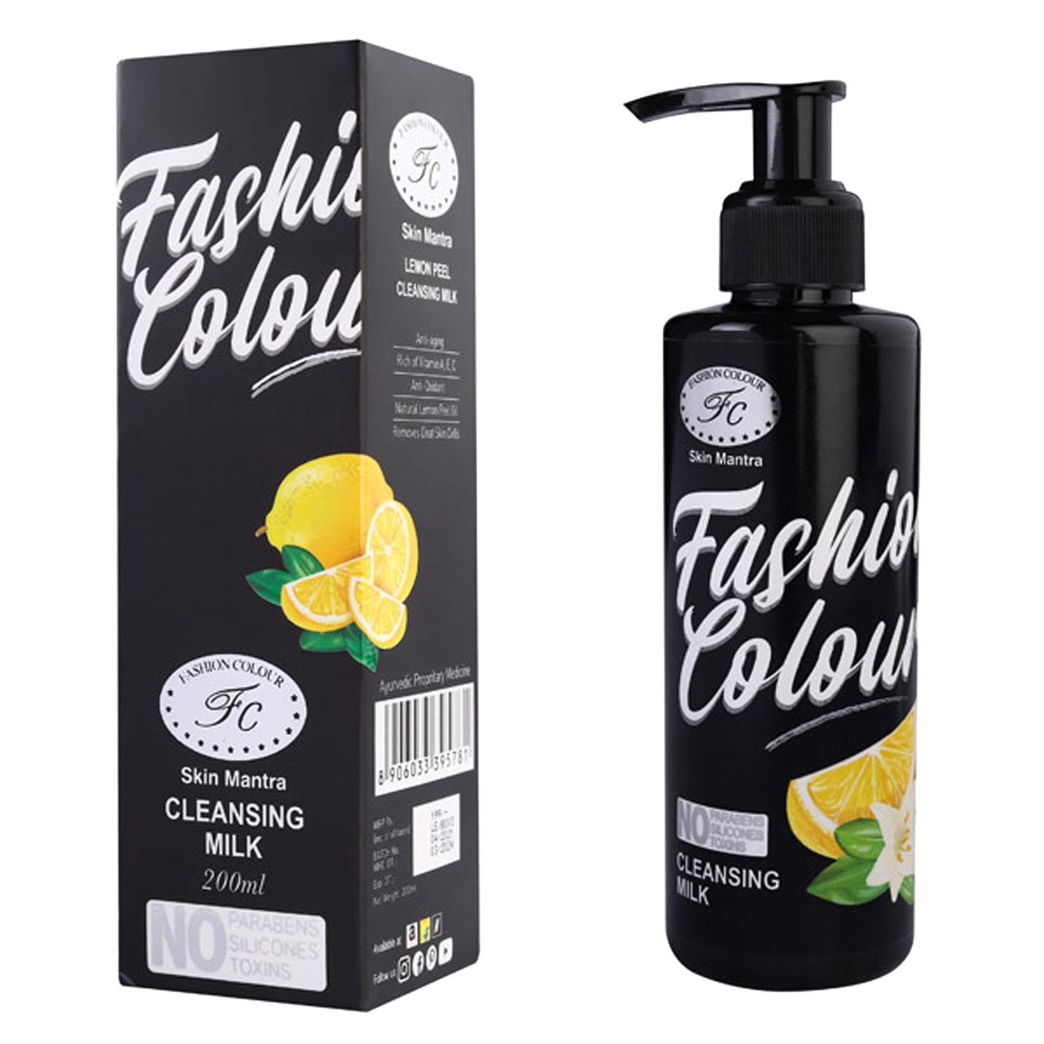 Fashion Colour | Fashion Colour Cleansing Milk Lemon Peel Lotion (200ml)