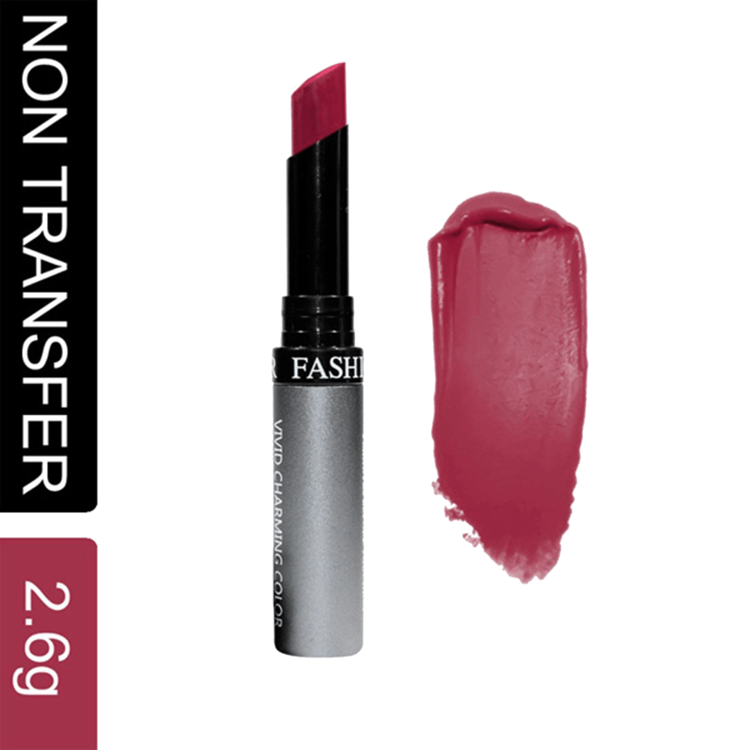 Fashion Colour | Fashion Colour Kiss Lip No Transfer Lipstick - 03 Aubergine (2.6g)