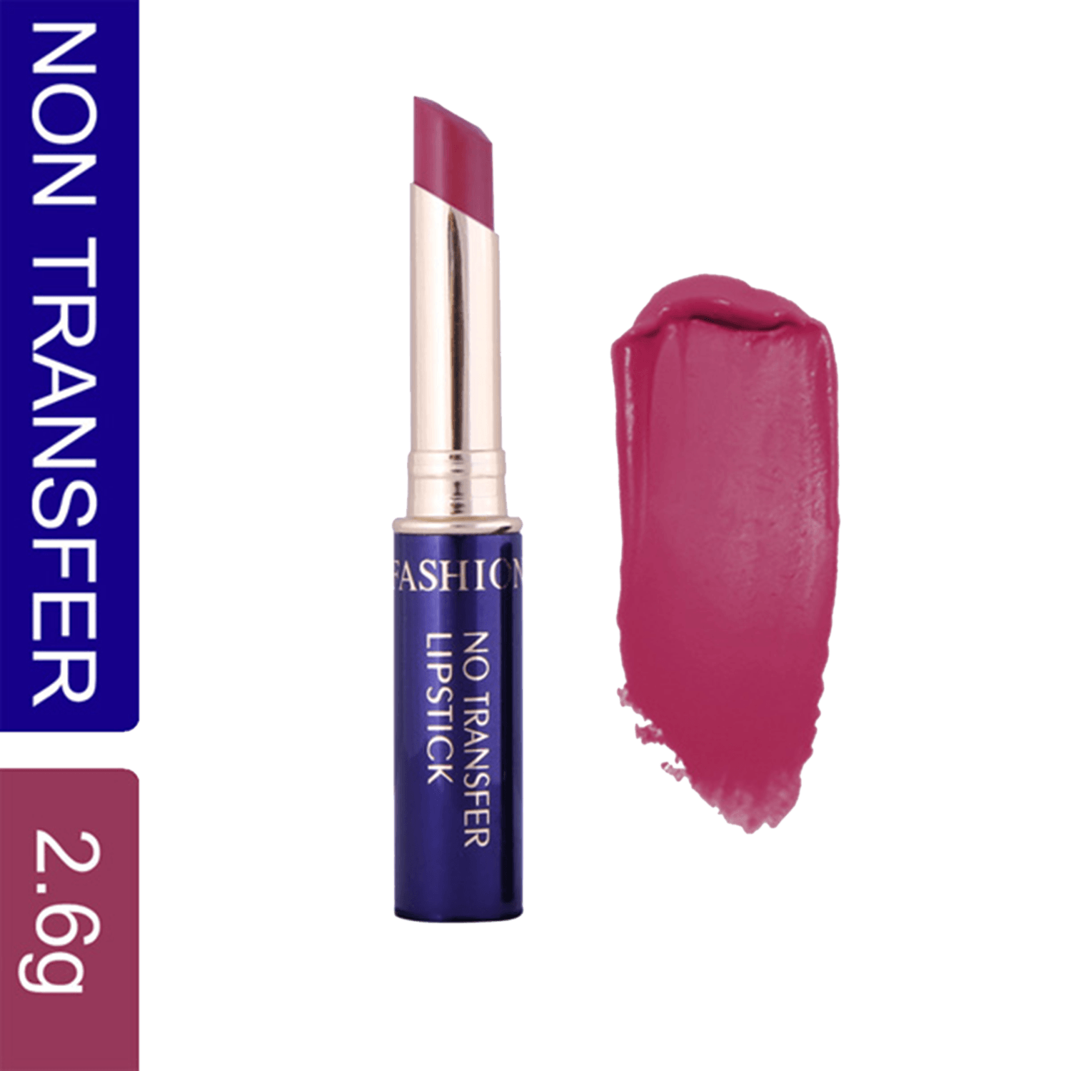 Fashion Colour | Fashion Colour Non-Transfer Matt Waterproof Lipstick - 34 Agate Purple (2.6g)
