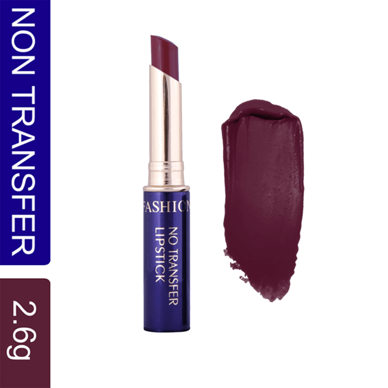 Fashion Colour | Fashion Colour Non-Transfer Matt Waterproof Lipstick - 40 Dull Violet (2.6g)