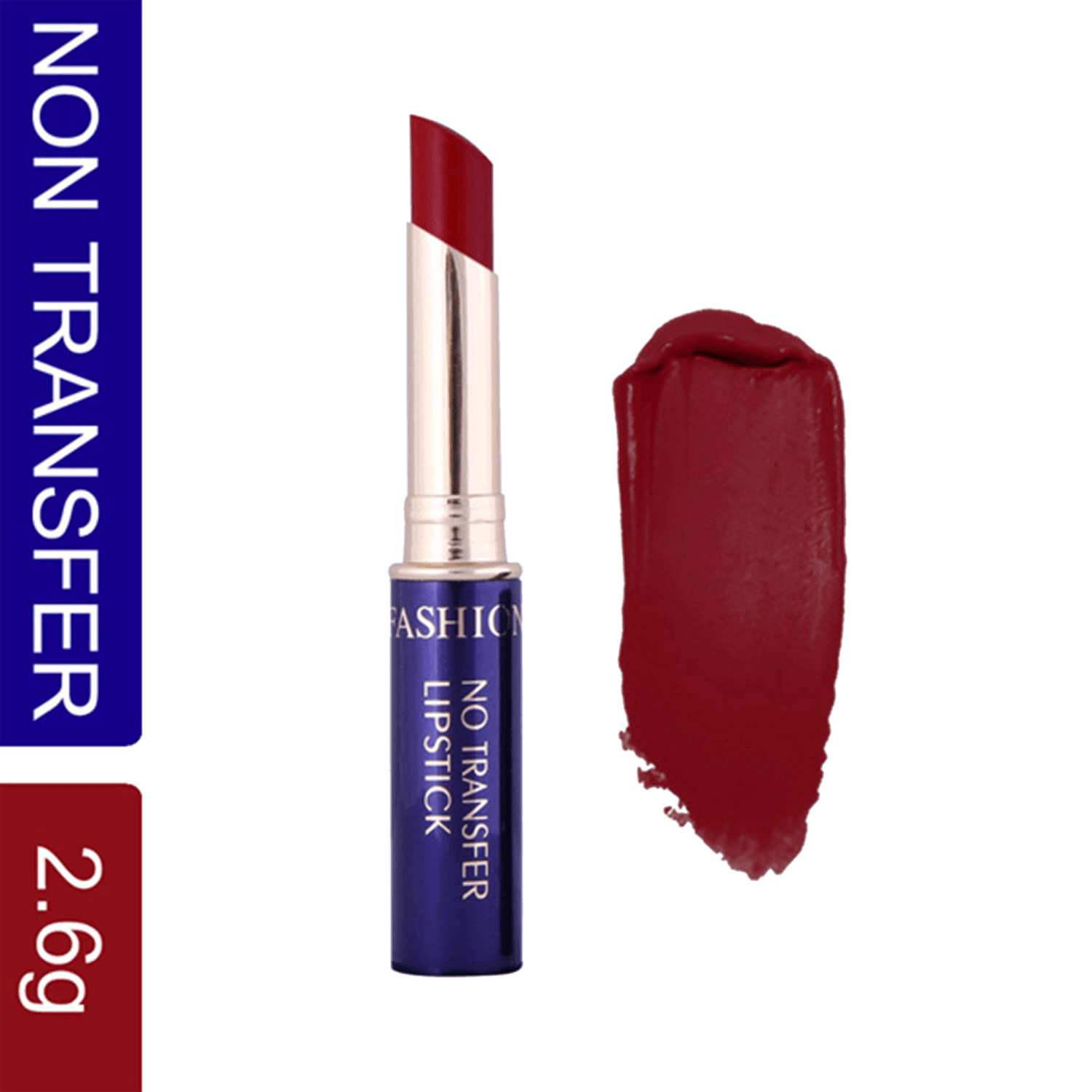 Fashion Colour | Fashion Colour Non-Transfer Matt Waterproof Lipstick - 63 Red Lacquer (2.6g)