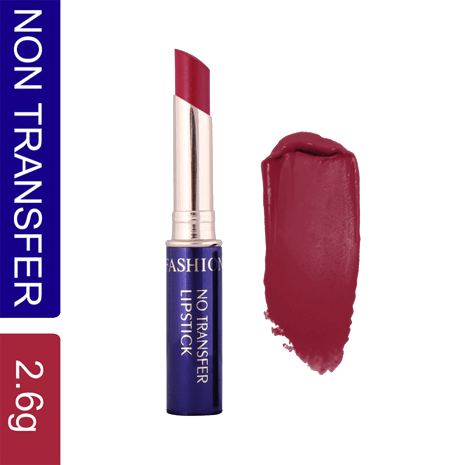 Fashion Colour | Fashion Colour Non-Transfer Matt Waterproof Lipstick - 64 Berry Haute (2.6g)