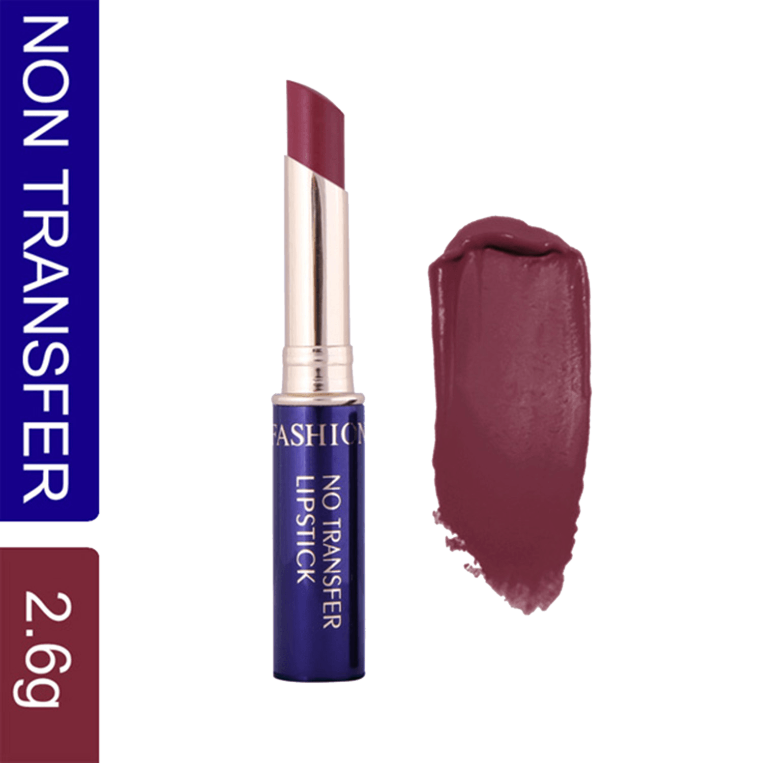 Fashion Colour | Fashion Colour Non-Transfer Matt Waterproof Lipstick - 68 Pink Violet (2.6g)
