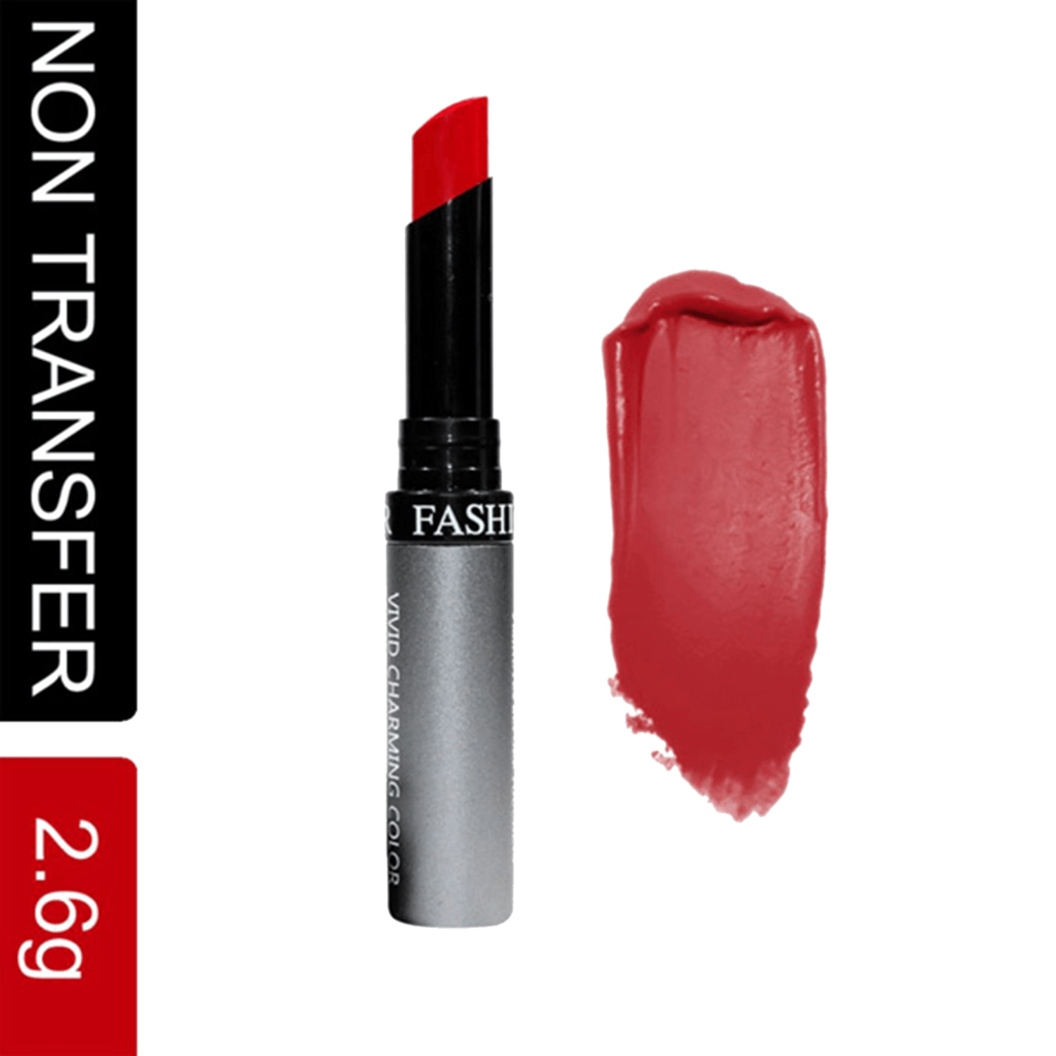 Fashion Colour | Fashion Colour Kiss Lip No Transfer Lipstick - 58 Agate Red (2.6g)