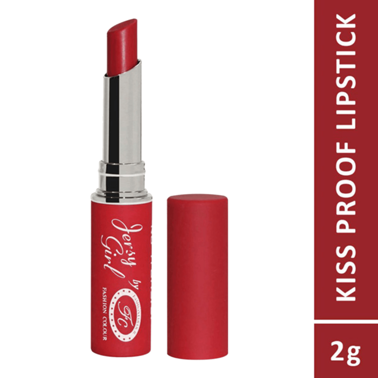 Fashion Colour | Fashion Colour Jersy Girl Kiss Proof No Transfer Lipstick - 08 Dull Red (2g)