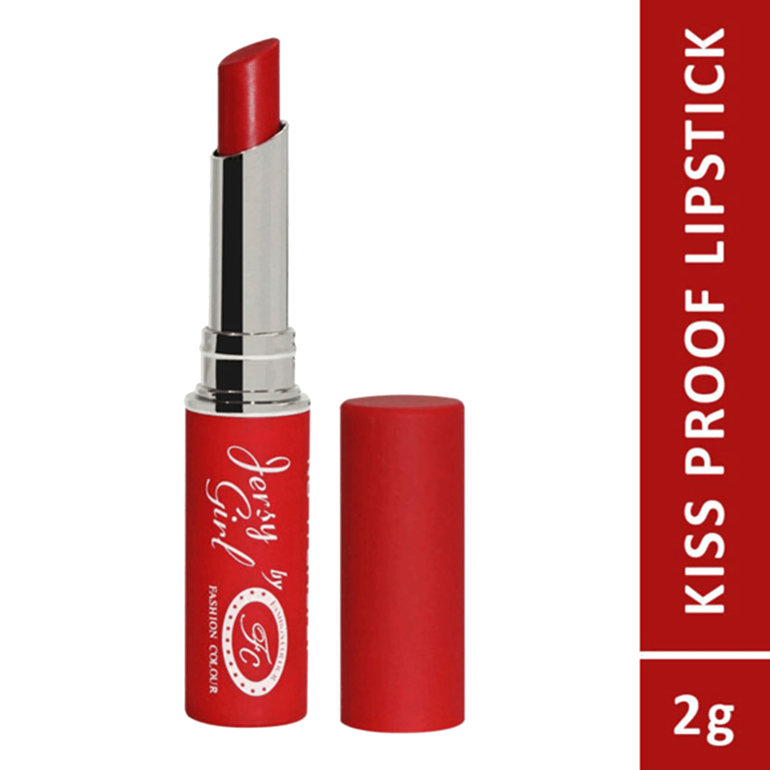 Fashion Colour | Fashion Colour Jersy Girl Kiss Proof No Transfer Lipstick - 09 Agate Red (2g)