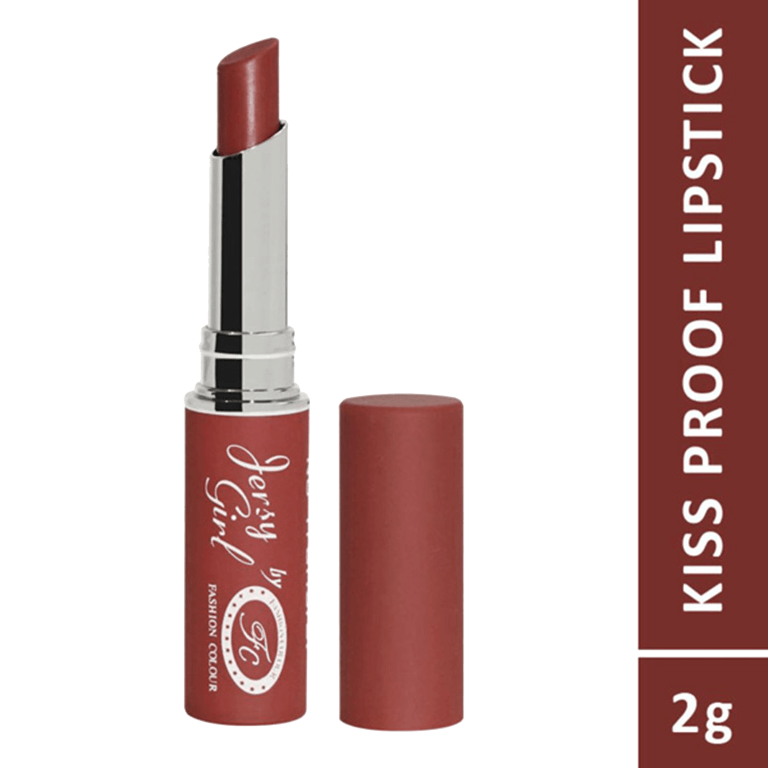 Fashion Colour | Fashion Colour Jersy Girl Kiss Proof No Transfer Lipstick - 12 Deep Berries (2g)