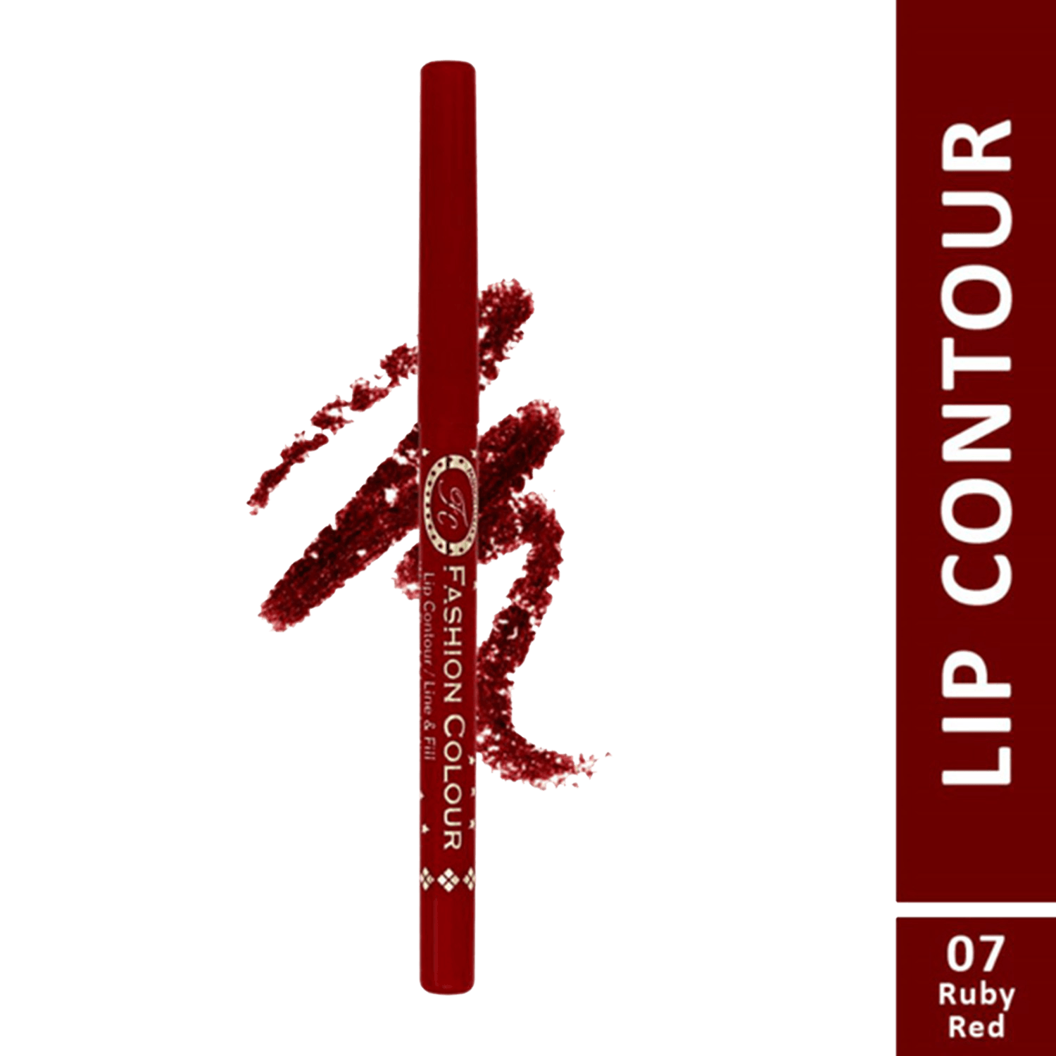 Fashion Colour | Fashion Colour Lip Liner - 07 Ruby Red (0.35g)