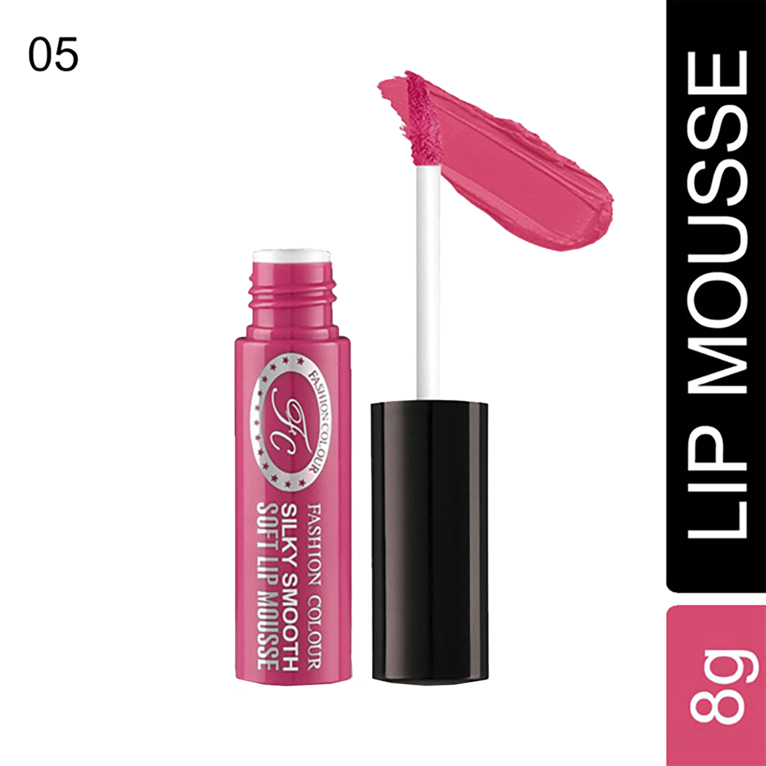 Fashion Colour | Fashion Colour Soft Lip Mousse - 05 Sugar Pink (8g)