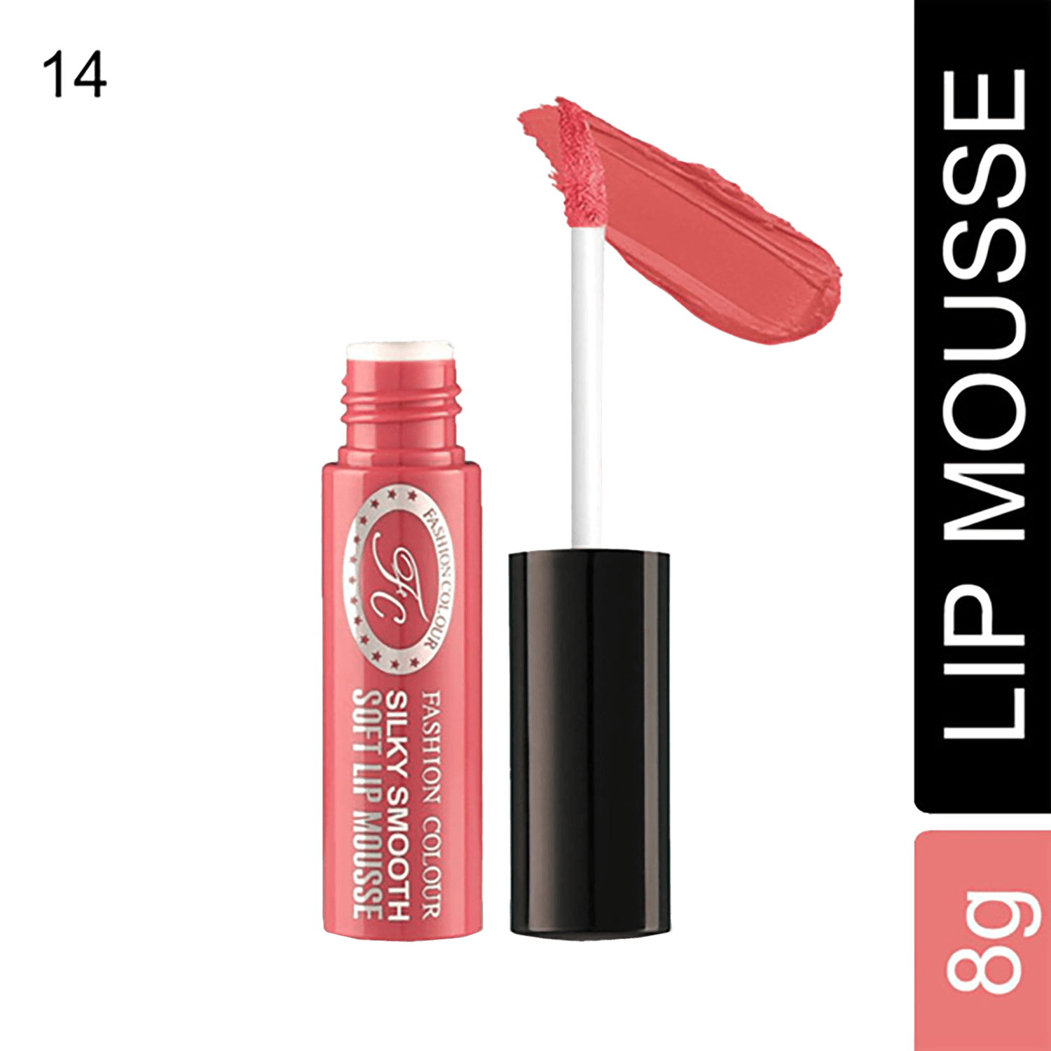 Fashion Colour | Fashion Colour Soft Lip Mousse - 14 Coral Orange (8g)