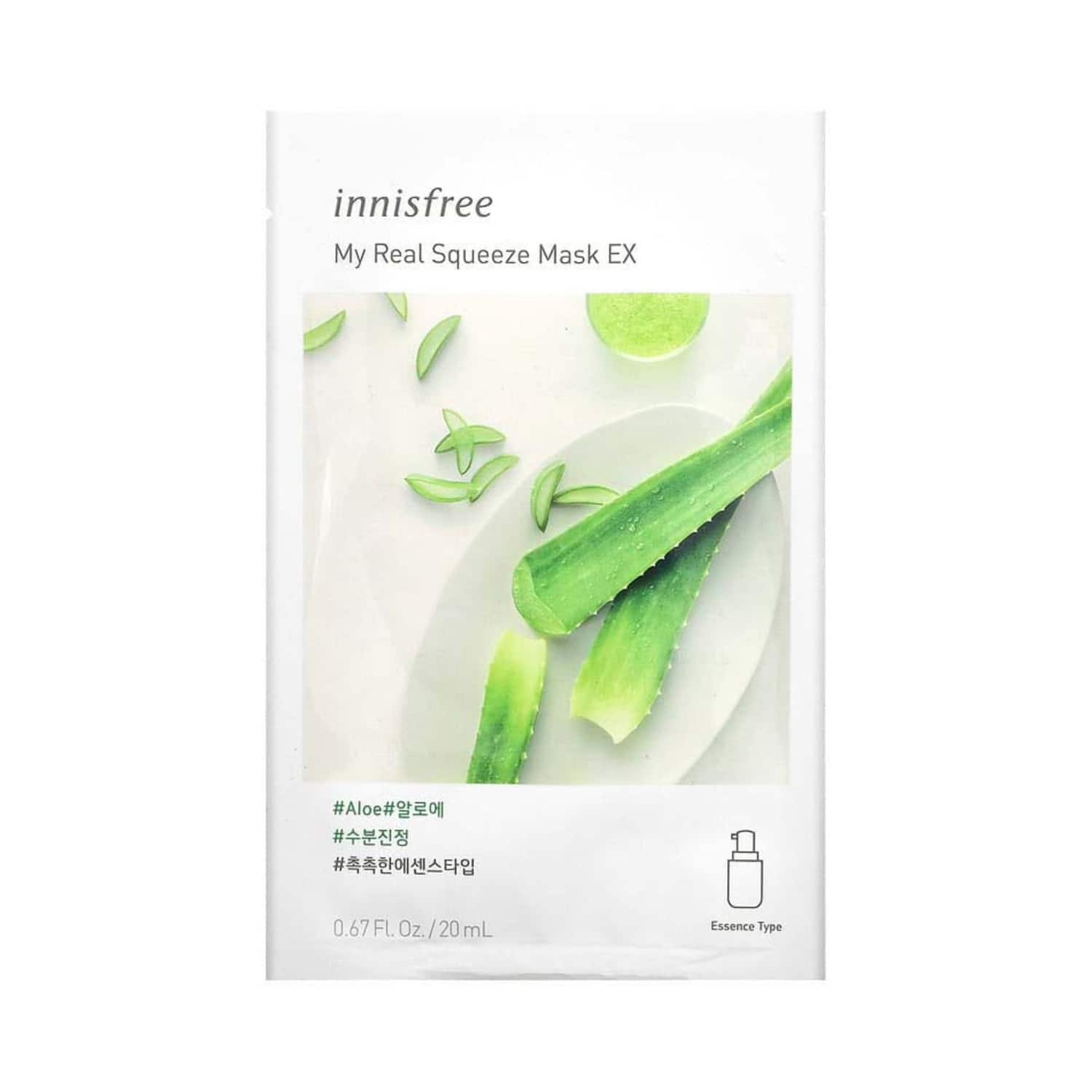 Innisfree | Innisfree My Real Squeeze Aloe Mask EX (20ml)