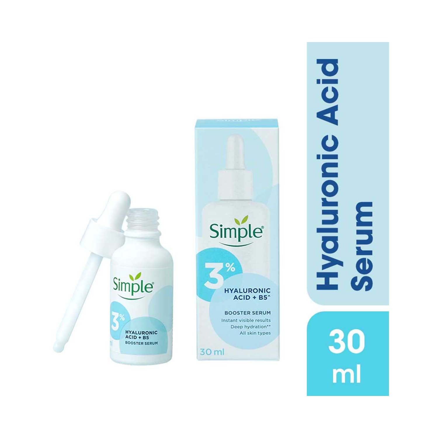 Simple | Simple 3% Hyaluronic Acid + B5 Booster Serum (30ml)