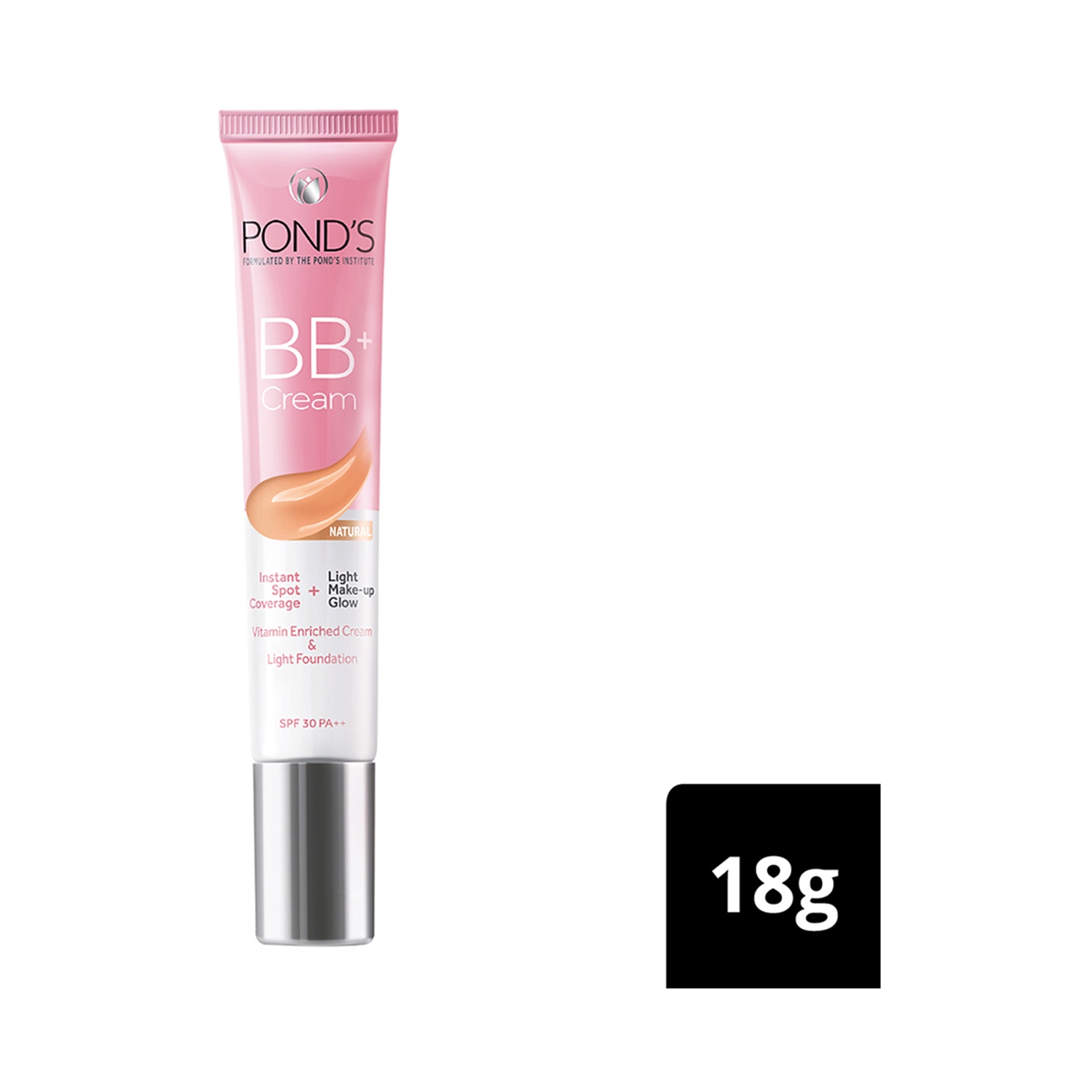 Pond's | Pond's BB+ Cream Instant Spot Coverage + Light Makeup Glow - Natural (18g)
