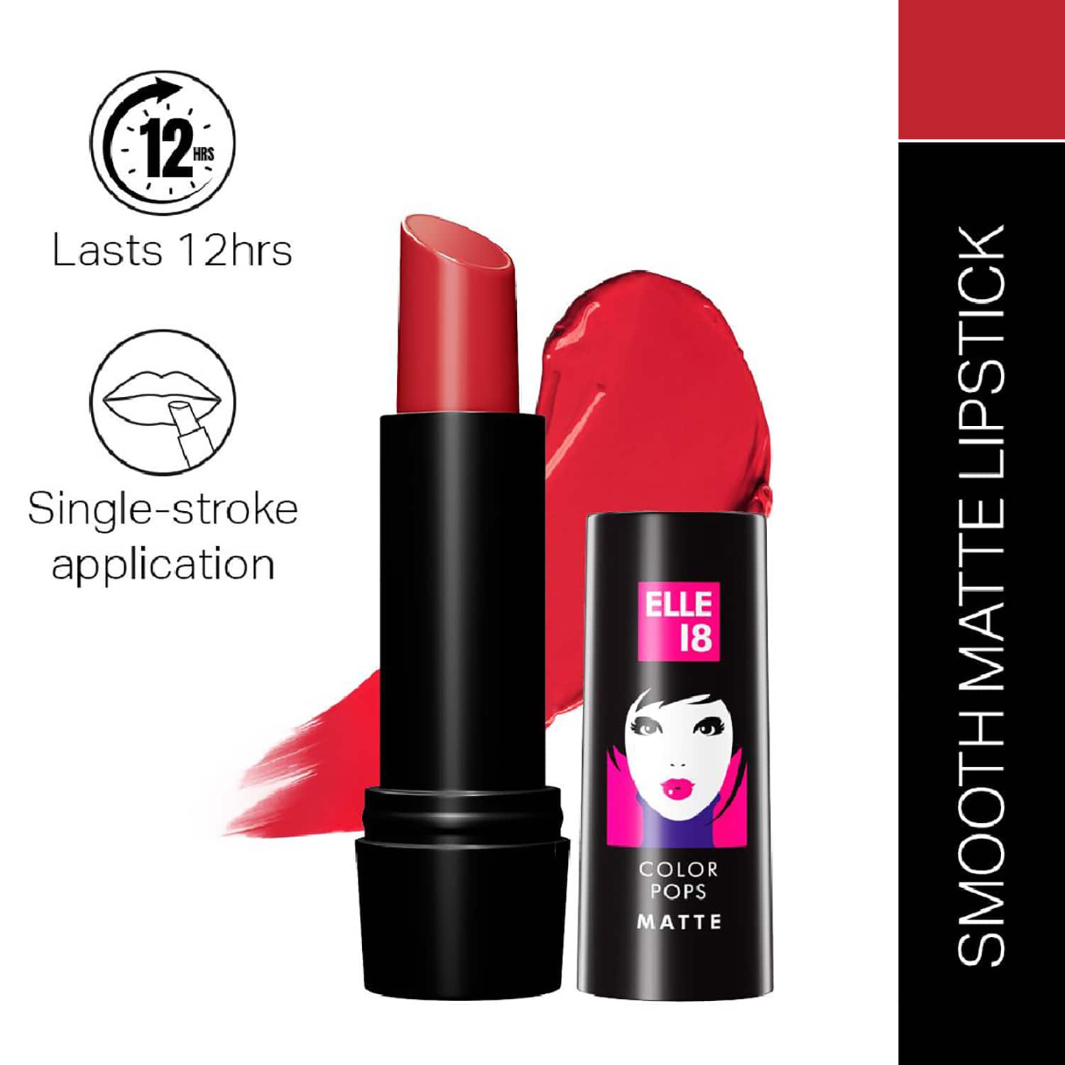 Elle 18 | Elle 18 Color Pop Matte Lip Color - R31 Crazy Red (4.3g)