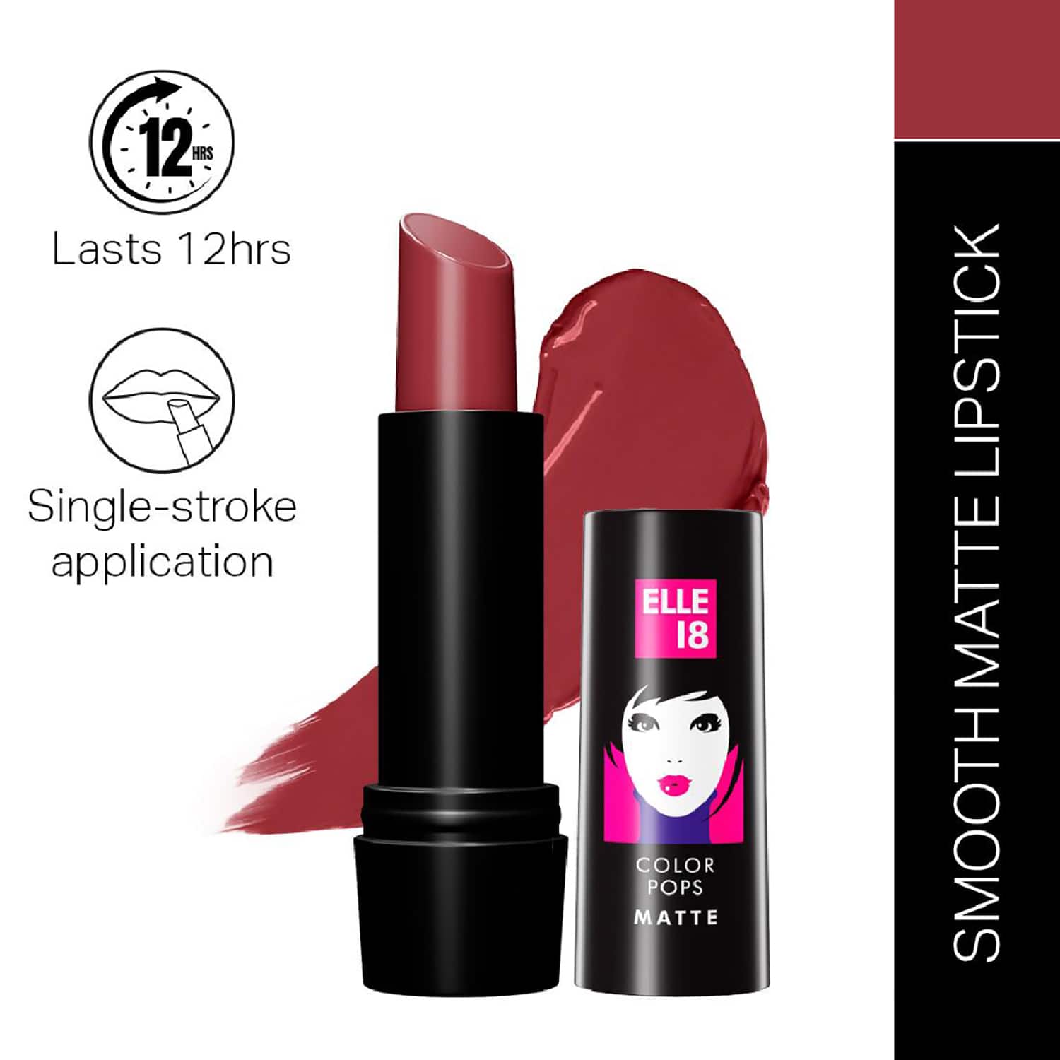 Elle 18 | Elle 18 Color Pop Matte Lip Color - R33 Code Red (4.3g)