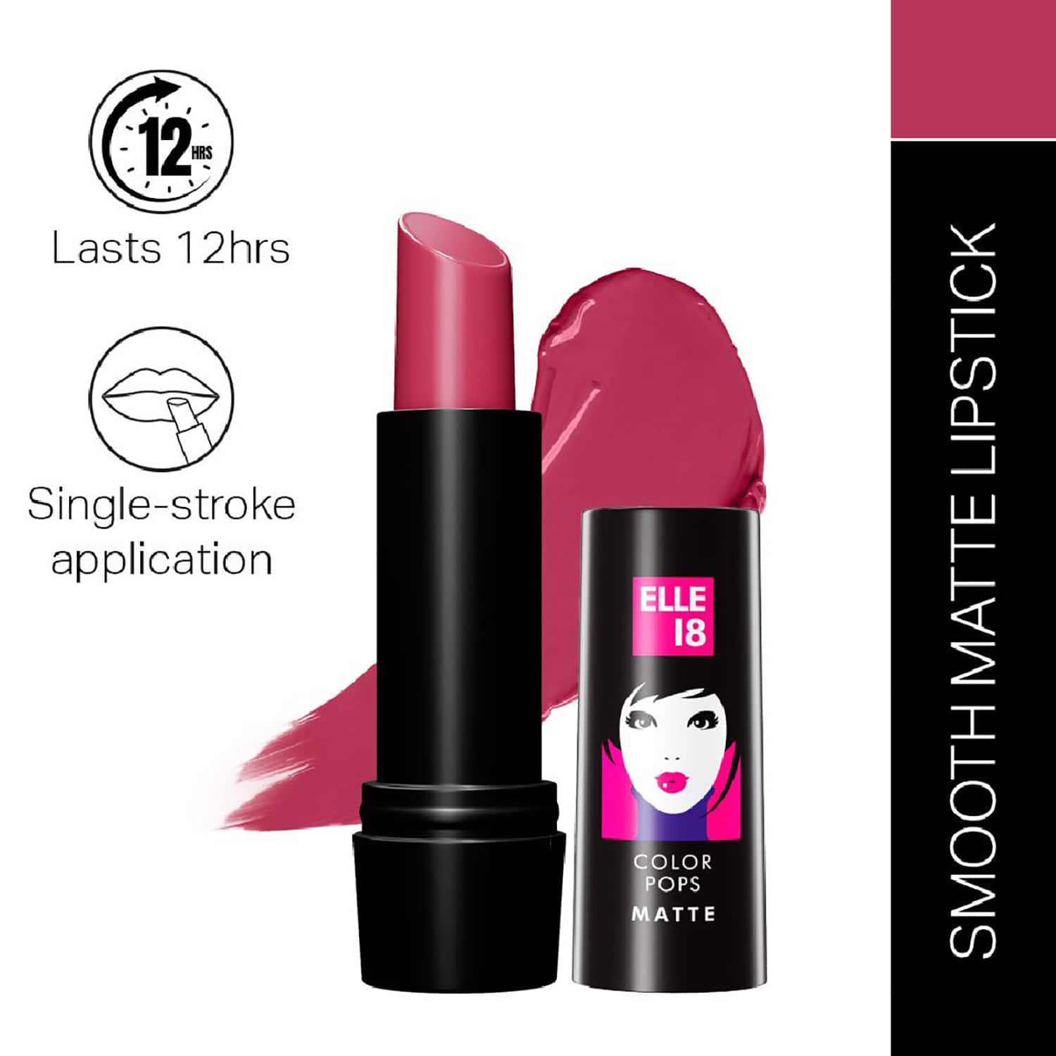 Elle 18 | Elle 18 Color Pop Matte Lip Color - P24 Pink Show (4.3g)