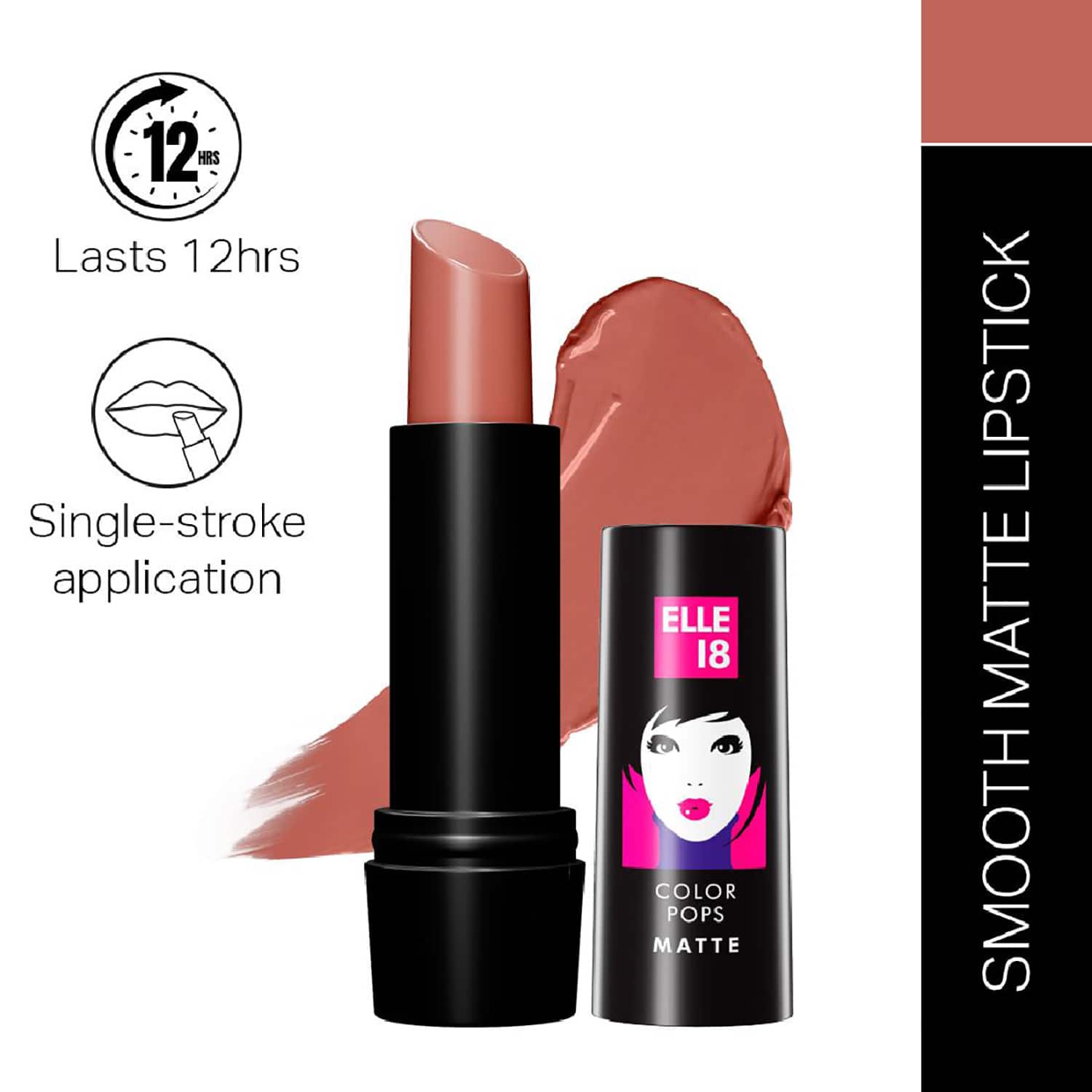 Elle 18 | Elle 18 Color Pop Matte Lip Color - P25 Rose Nude (4.3g)