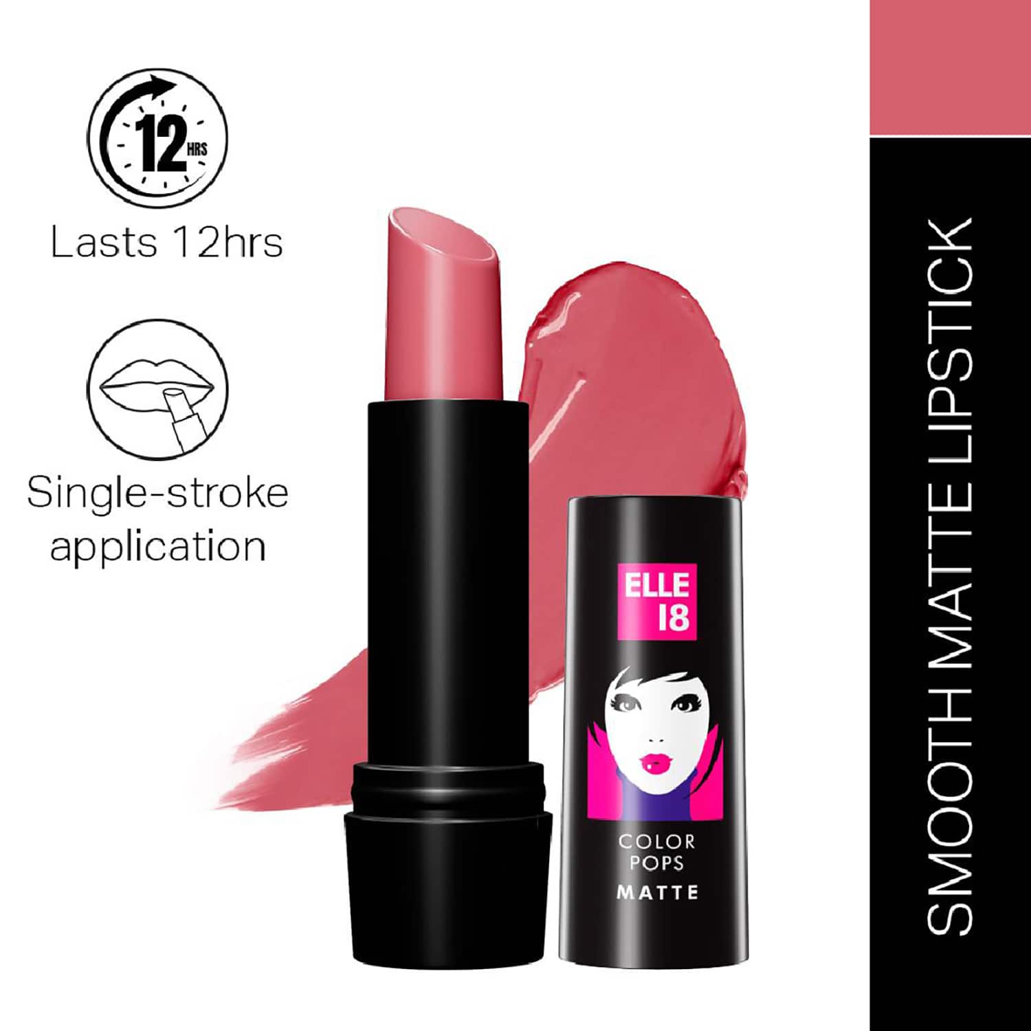 Elle 18 | Elle 18 Color Pop Matte Lip Color - C26 Coral Diva (4.3g)