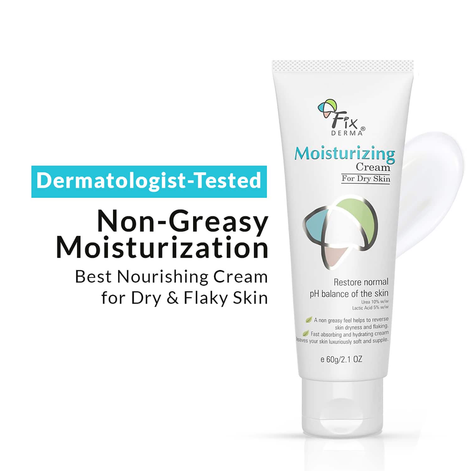 Fixderma | Fixderma Moisturizing Cream For Dry & Chapped Skin, Provides Hydration and Moisturization (60g)