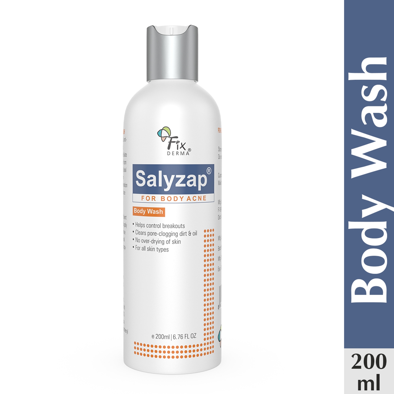 Fixderma Salyzap Acne Body Wash - (200ml)