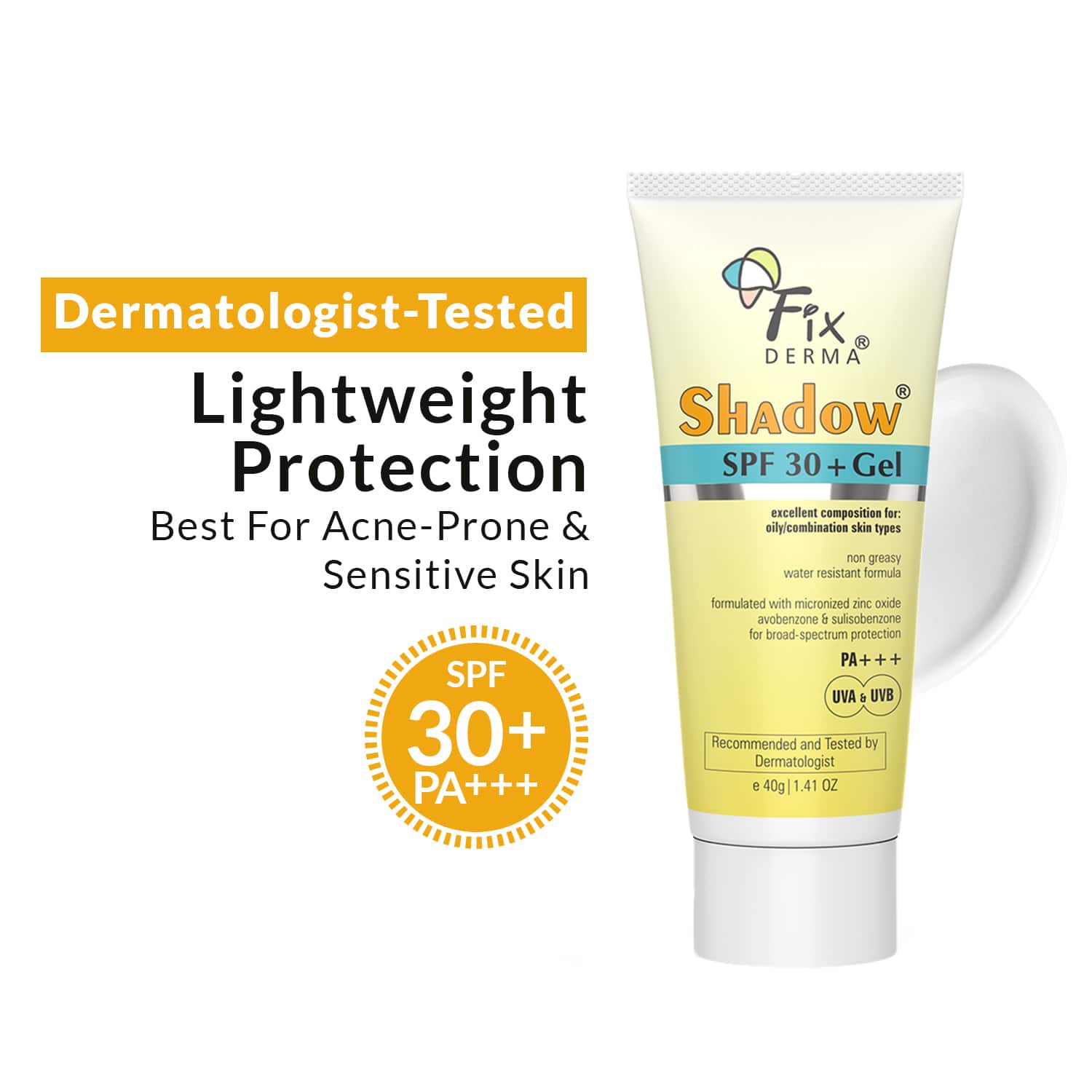 Fixderma | Fixderma Shadow SPF 30+ Gel (40g)