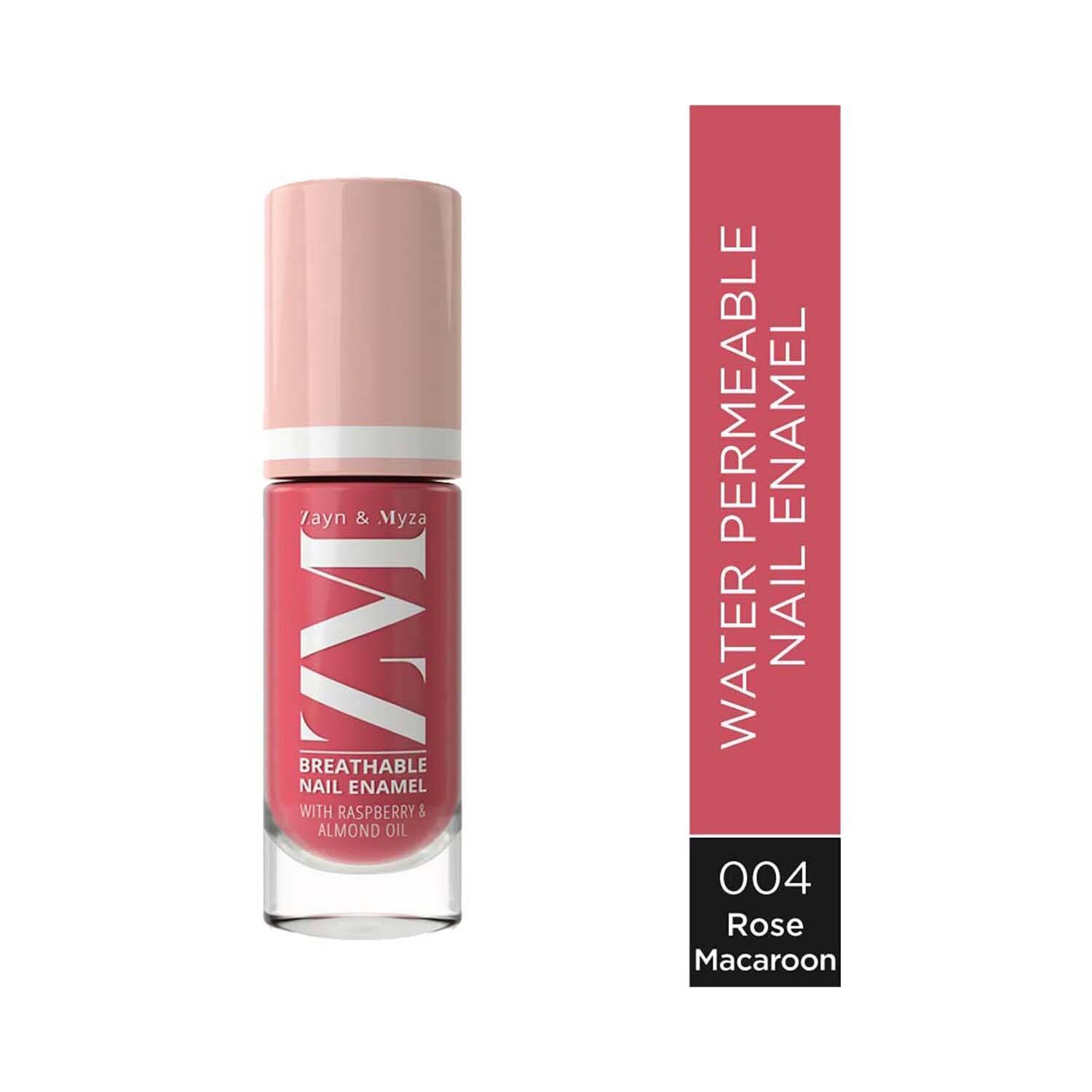 ZM Zayn & Myza | ZM Zayn & Myza Breathable Nail Enamel - 004 Rose Macaroon (6ml)