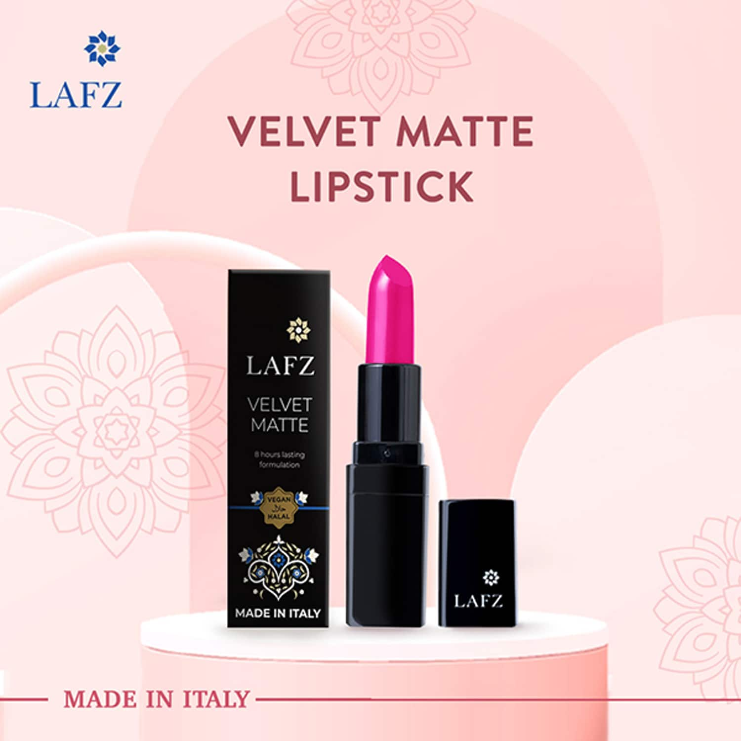 LAFZ | LAFZ Velvet Matte Lipstick - 225 Plush Pink (4.5g)