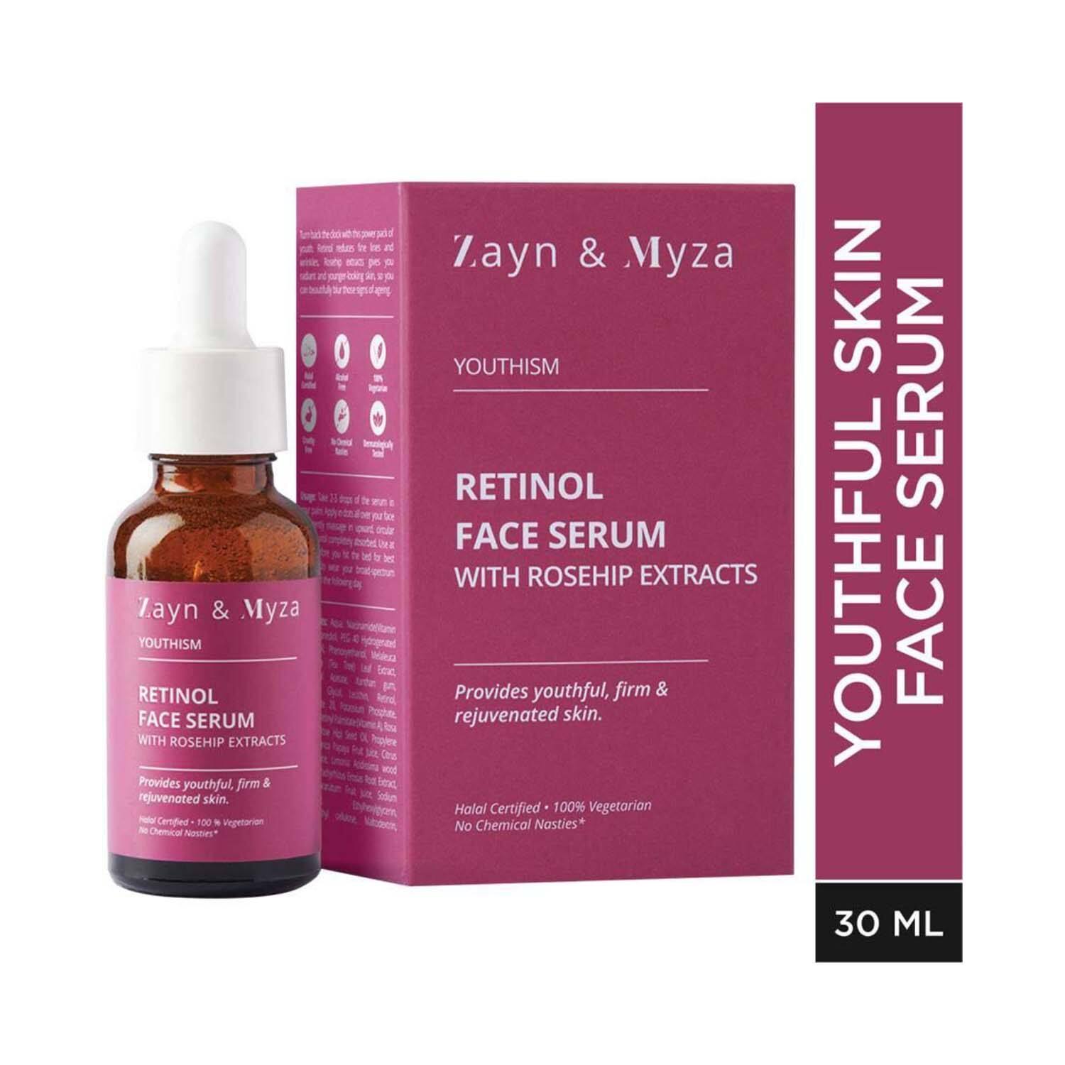 ZM Zayn & Myza | ZM Zayn & Myza Youthism Retinol Face Serum with Rosehip Extracts - (30ml)