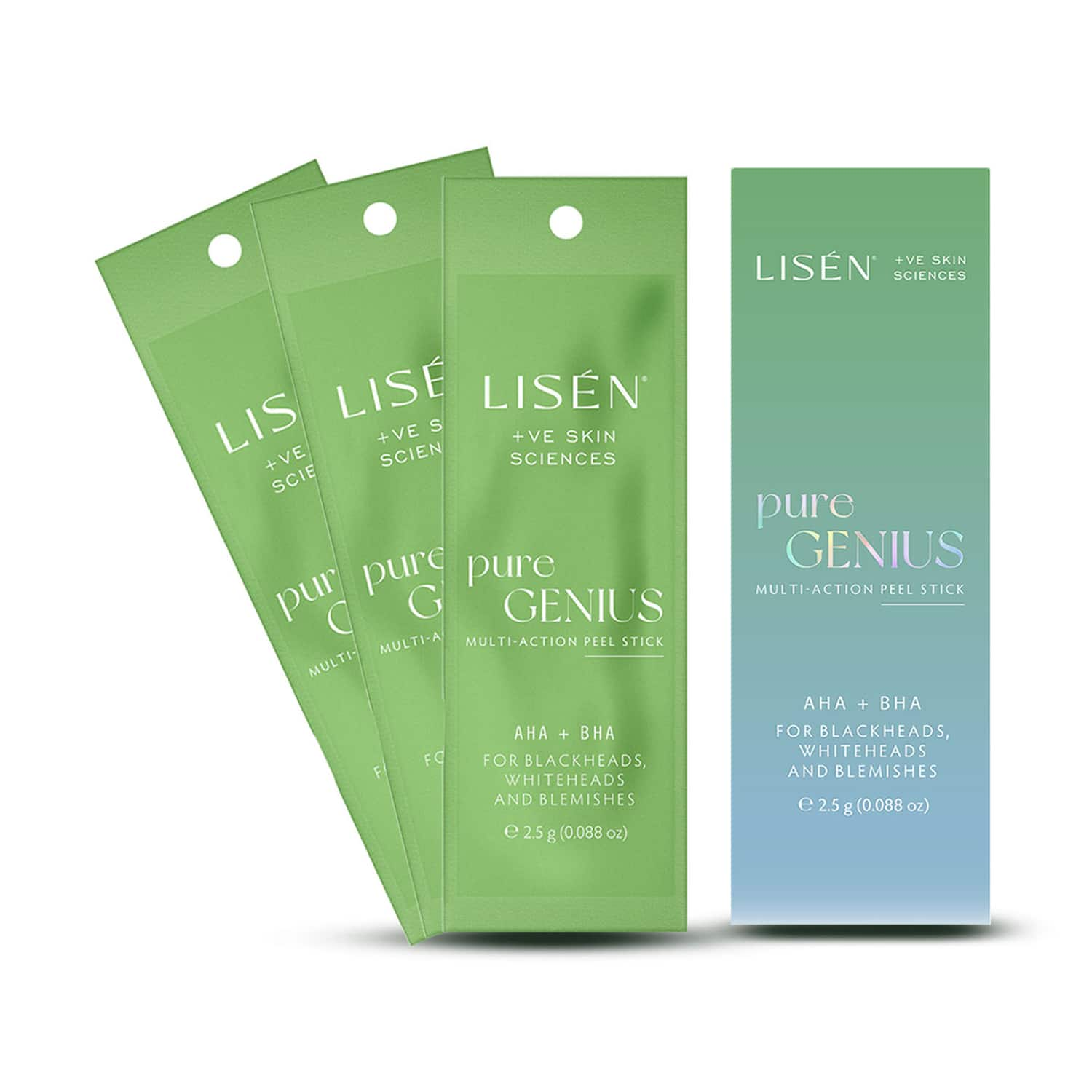 LISEN | LISEN Pure Genius Multi-Action Peel Stick (3 Pcs)