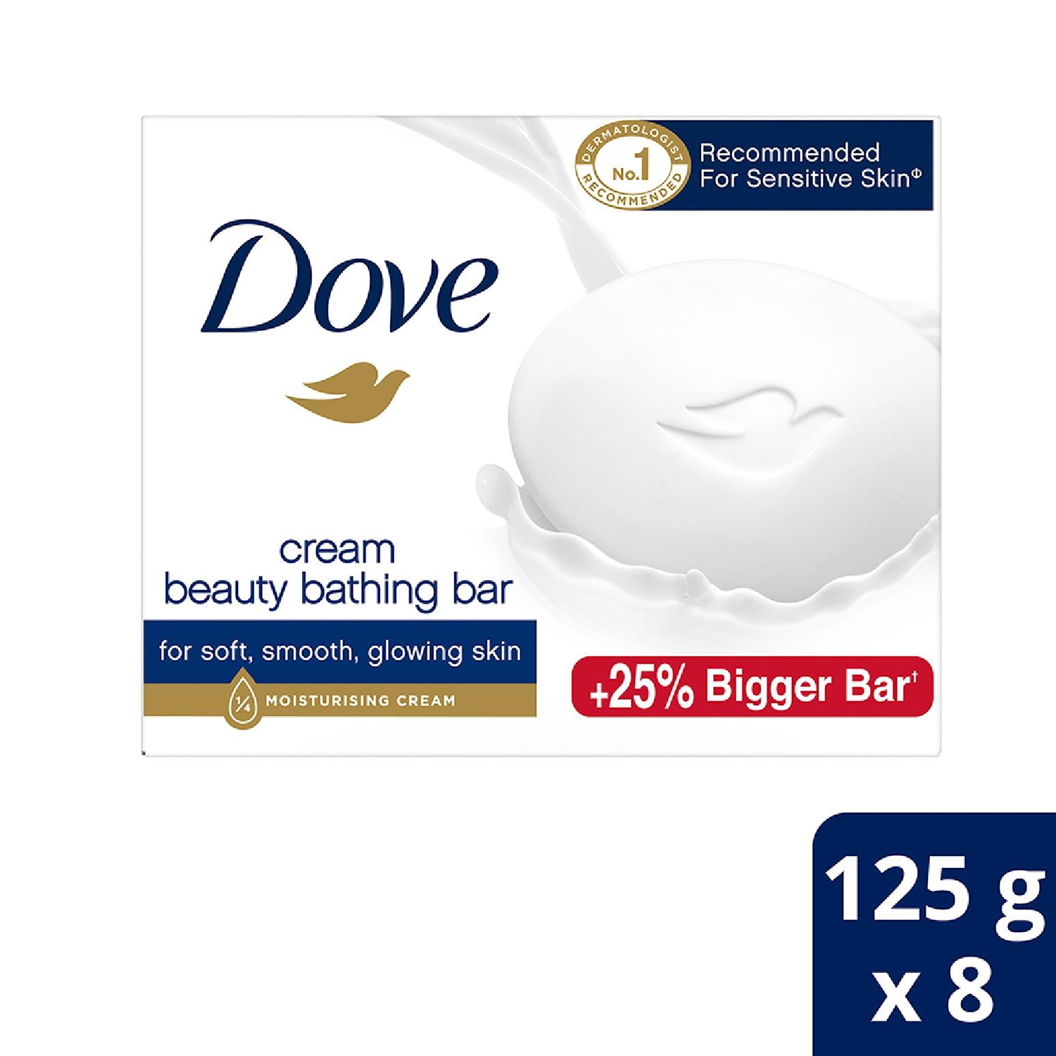 Dove | Dove Cream Beauty Bathing Bar Combo (8Pcs)