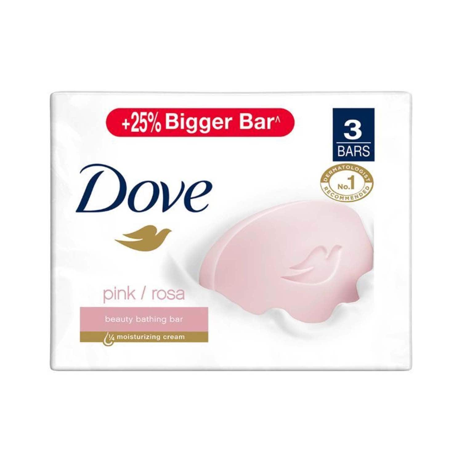 Dove | Dove Pink Rosa Beauty Bar Combo - (3 Pcs)