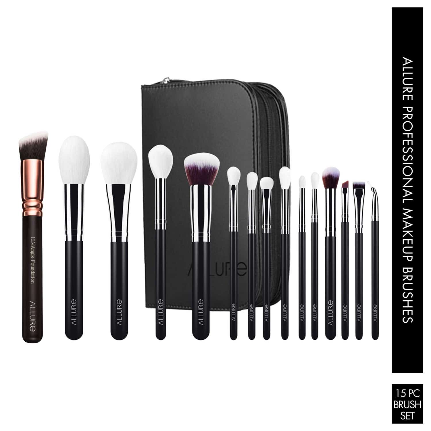 Allure | Allure Silver Brushes : SSK-15 - (15Pcs)