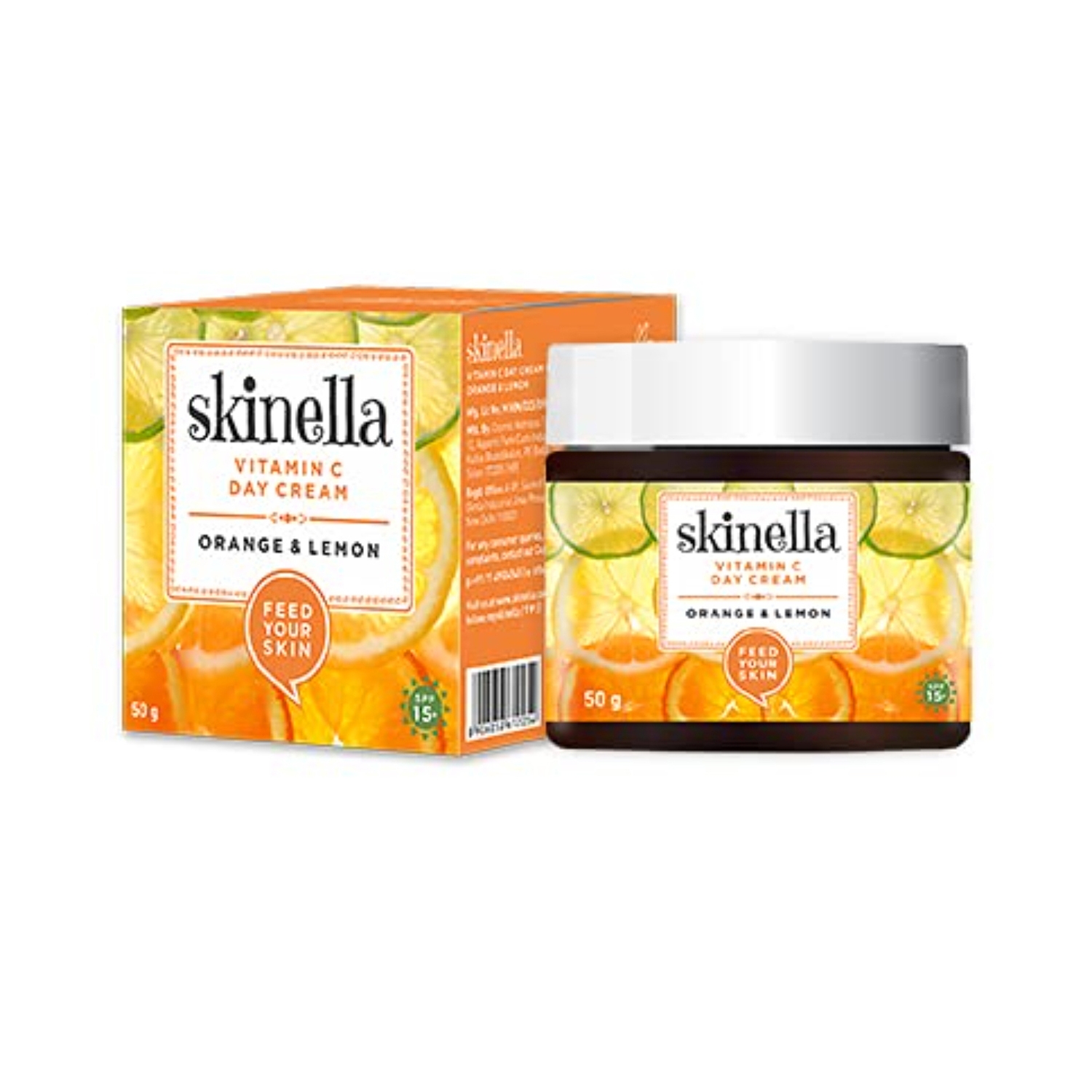 Skinella | Skinella Vitamin C Day Cream - Orange & Lemon (50g)