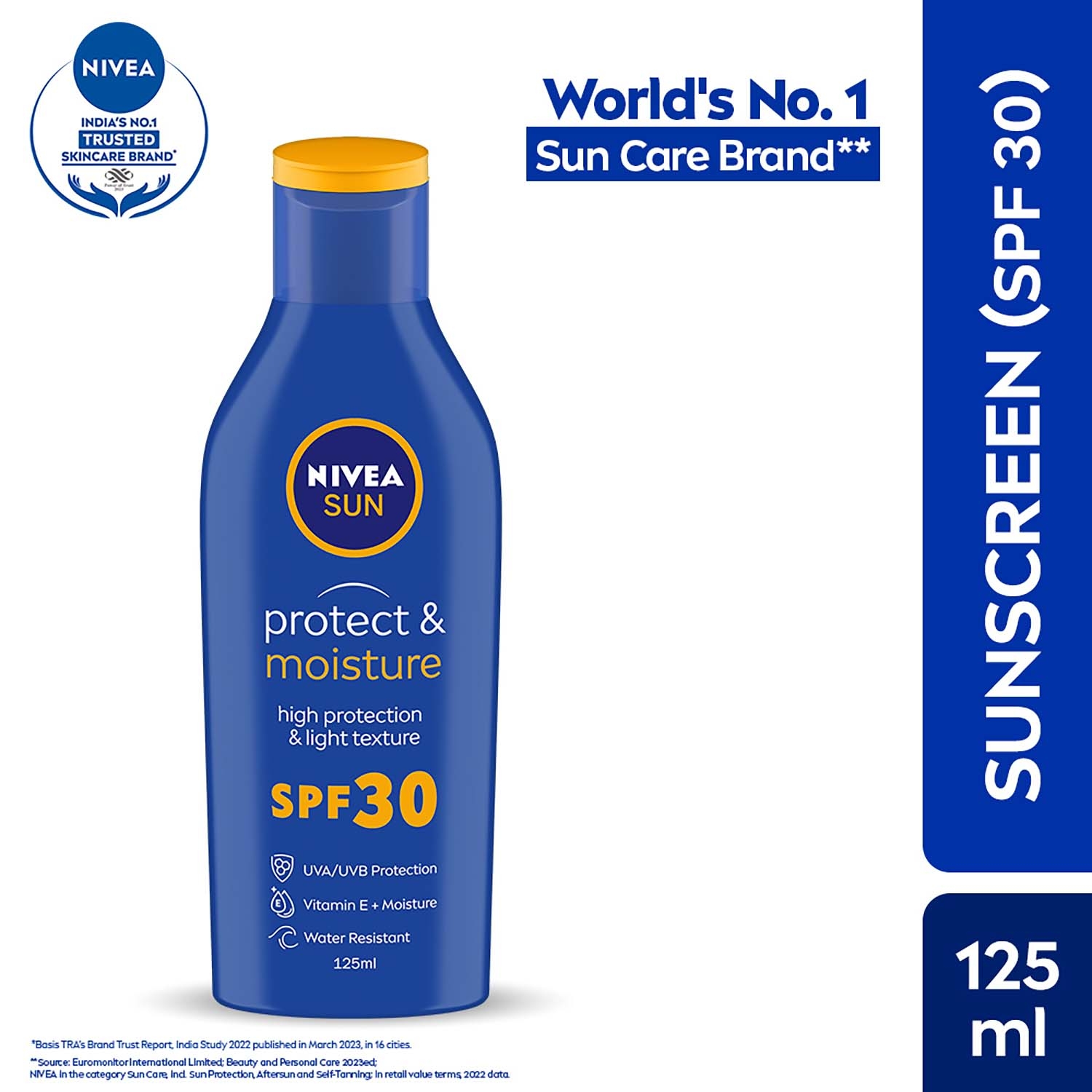 Nivea | Nivea Sunprotect Moisture High Protection & Light Texture SPF 30 (125ml)