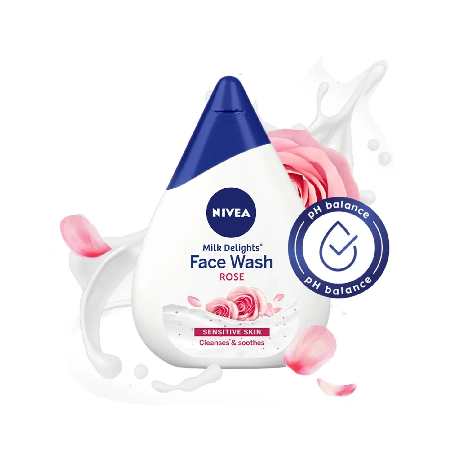 Nivea | Nivea Milk Delights Caring Rosewater Facewash (100ml)
