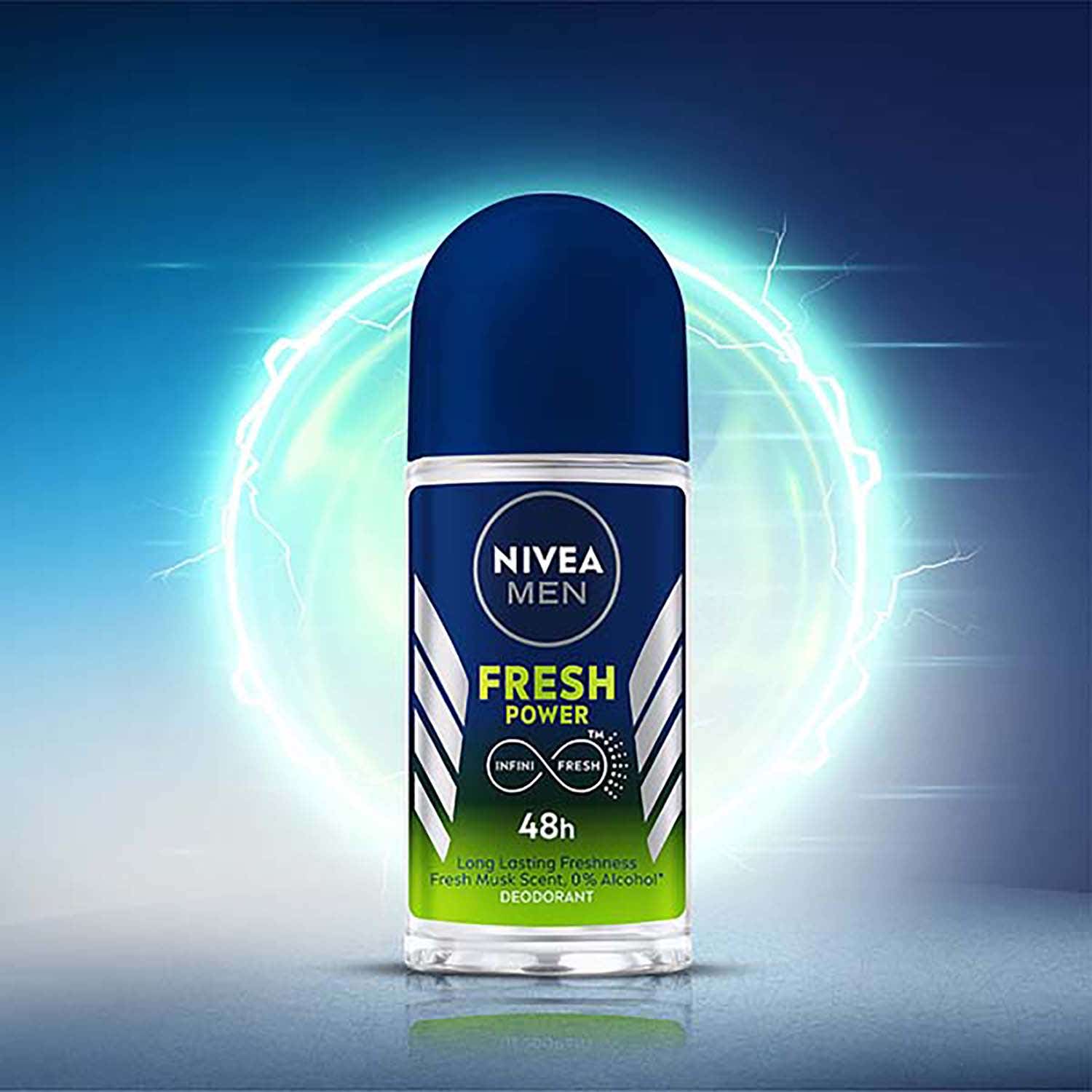 Buy Nivea Men Fresh Power Deodorant Roll On (50ml) Online at Best